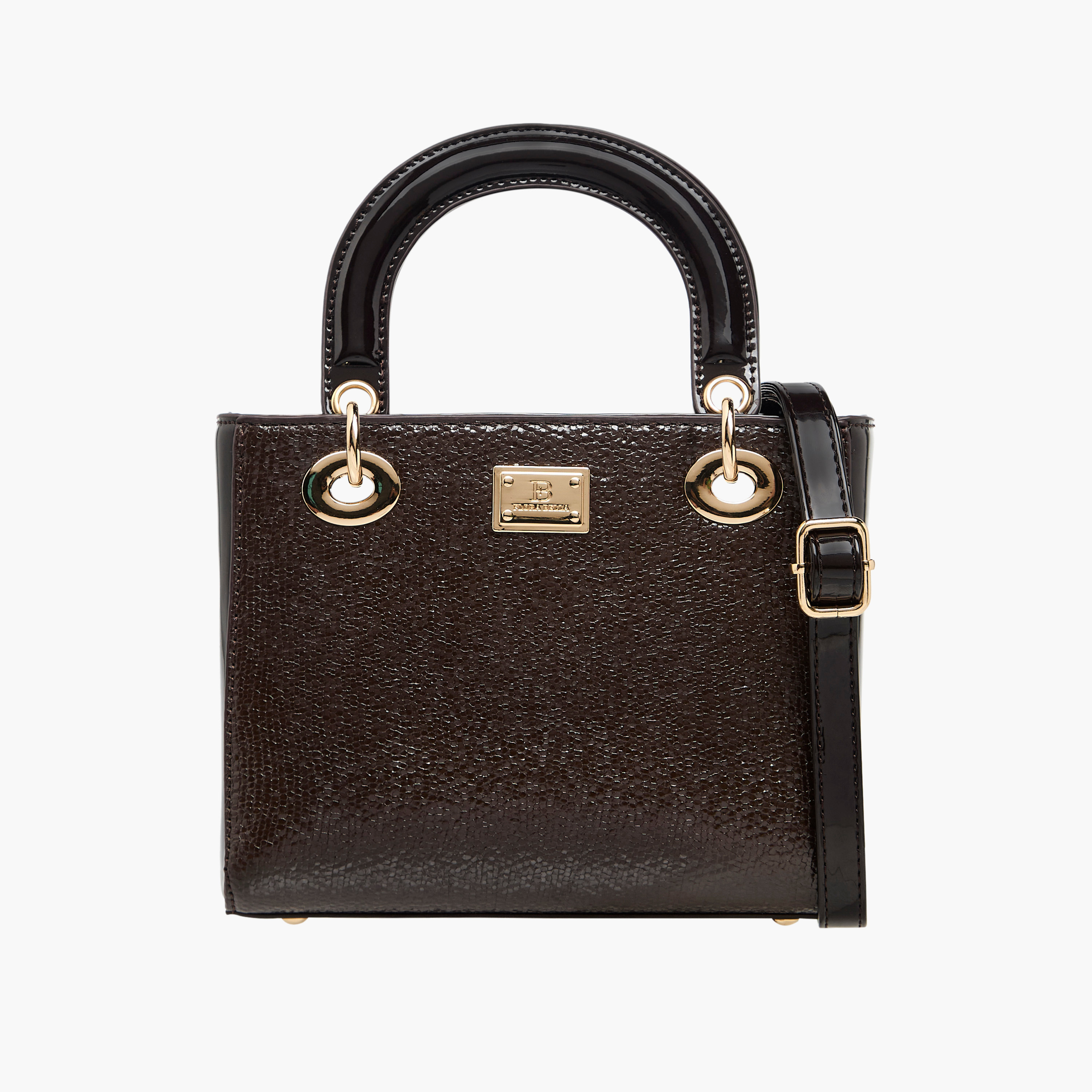 شنطة توتي بارزة الملمس بمقبض مزدوج وحزام كتف قابل للفصل من فلورا بيلا-women-bagsandwallets-handbags-image-1