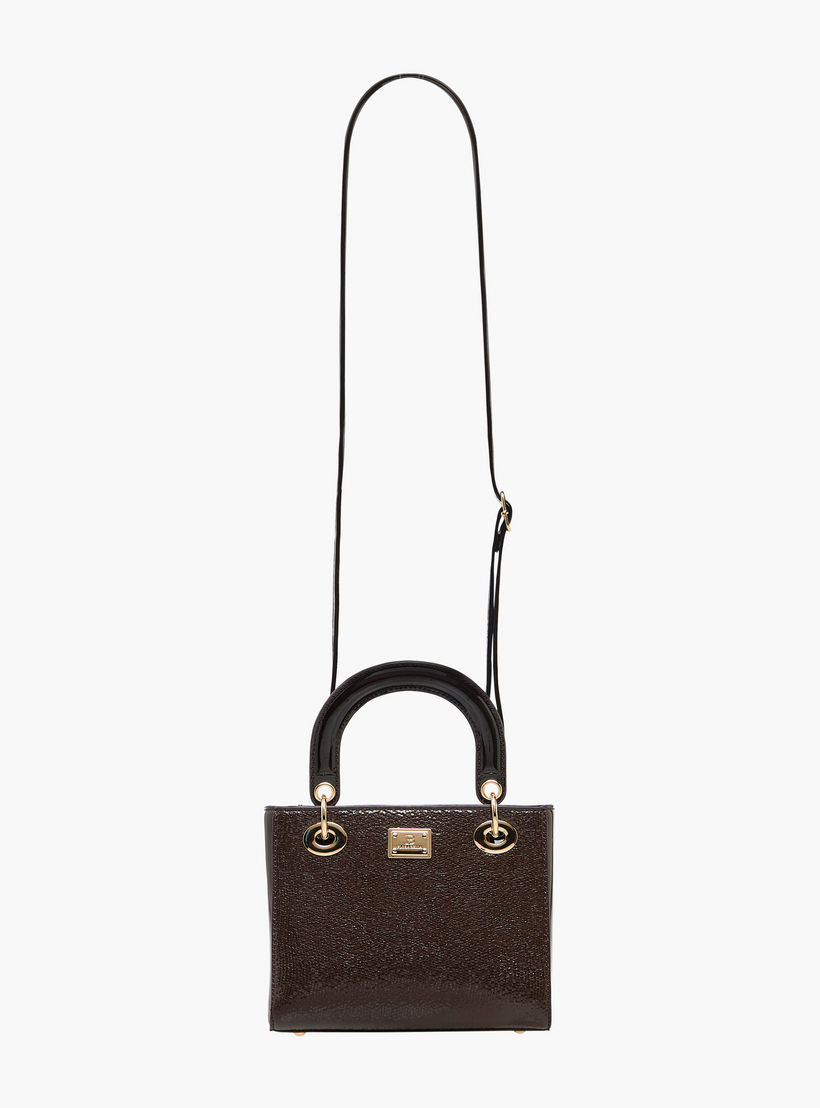 شنطة توتي بارزة الملمس بمقبض مزدوج وحزام كتف قابل للفصل من فلورا بيلا-women-bagsandwallets-handbags-image-2