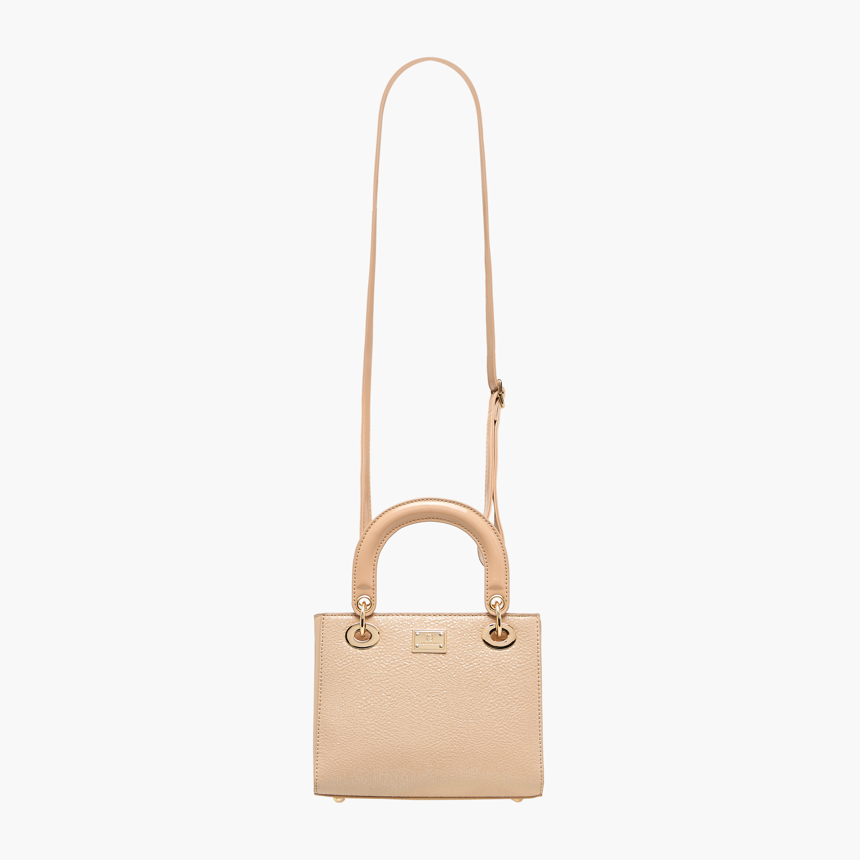Flora Bella Textured Tote Bag with Double Handles and Detachable Shoulder Strap-women-bagsandwallets-handbags-image-2