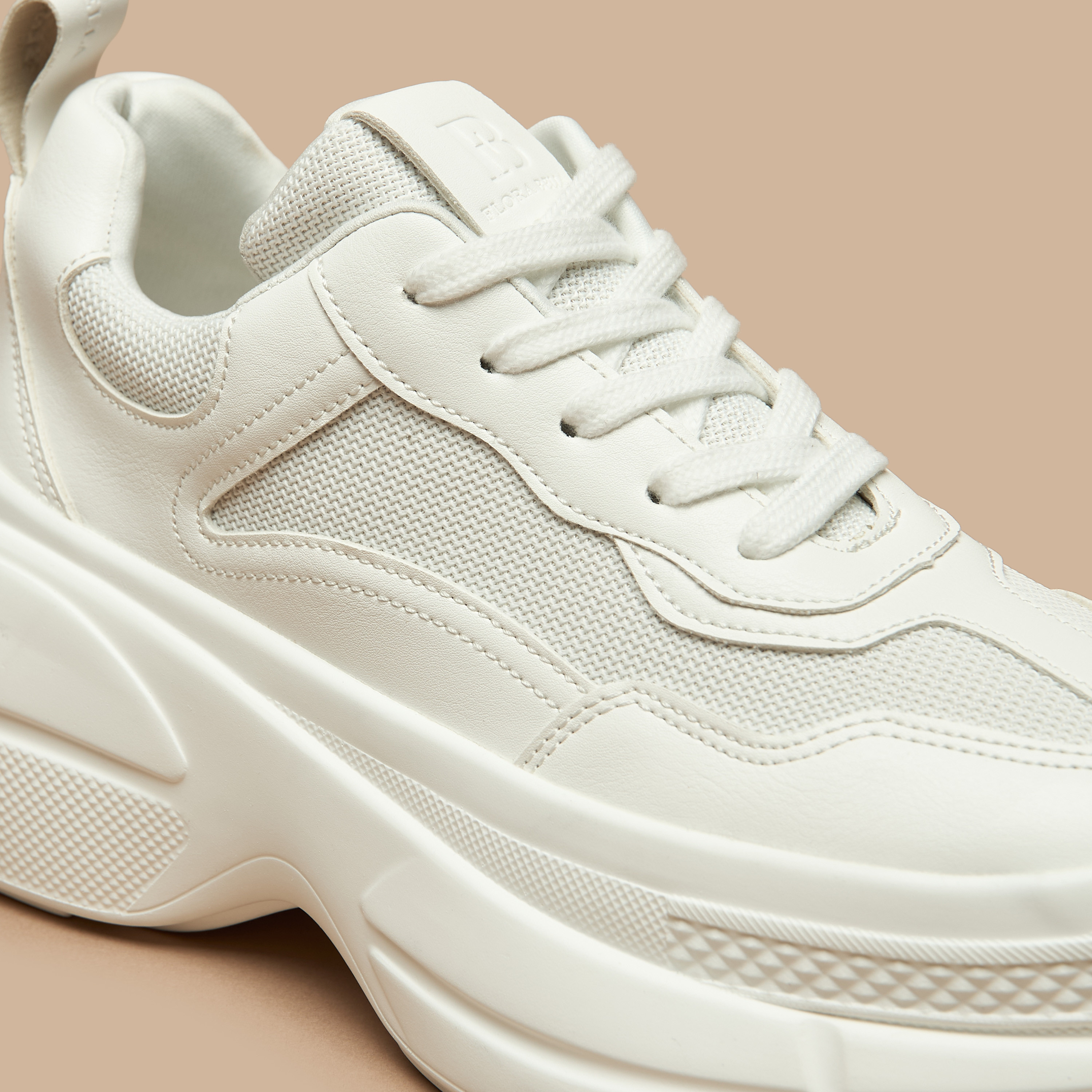 Flora Bella Panelled Chunky Sneakers with Lace-Up Closure-women-shoes-sneakers-image-5
