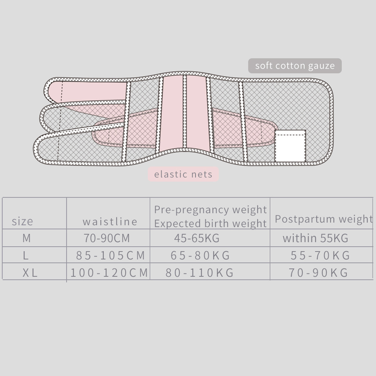 حزام بطن مسامّي لما بعد الولادة من صنفينو-baby-maternalcare-maternitywear-image-5