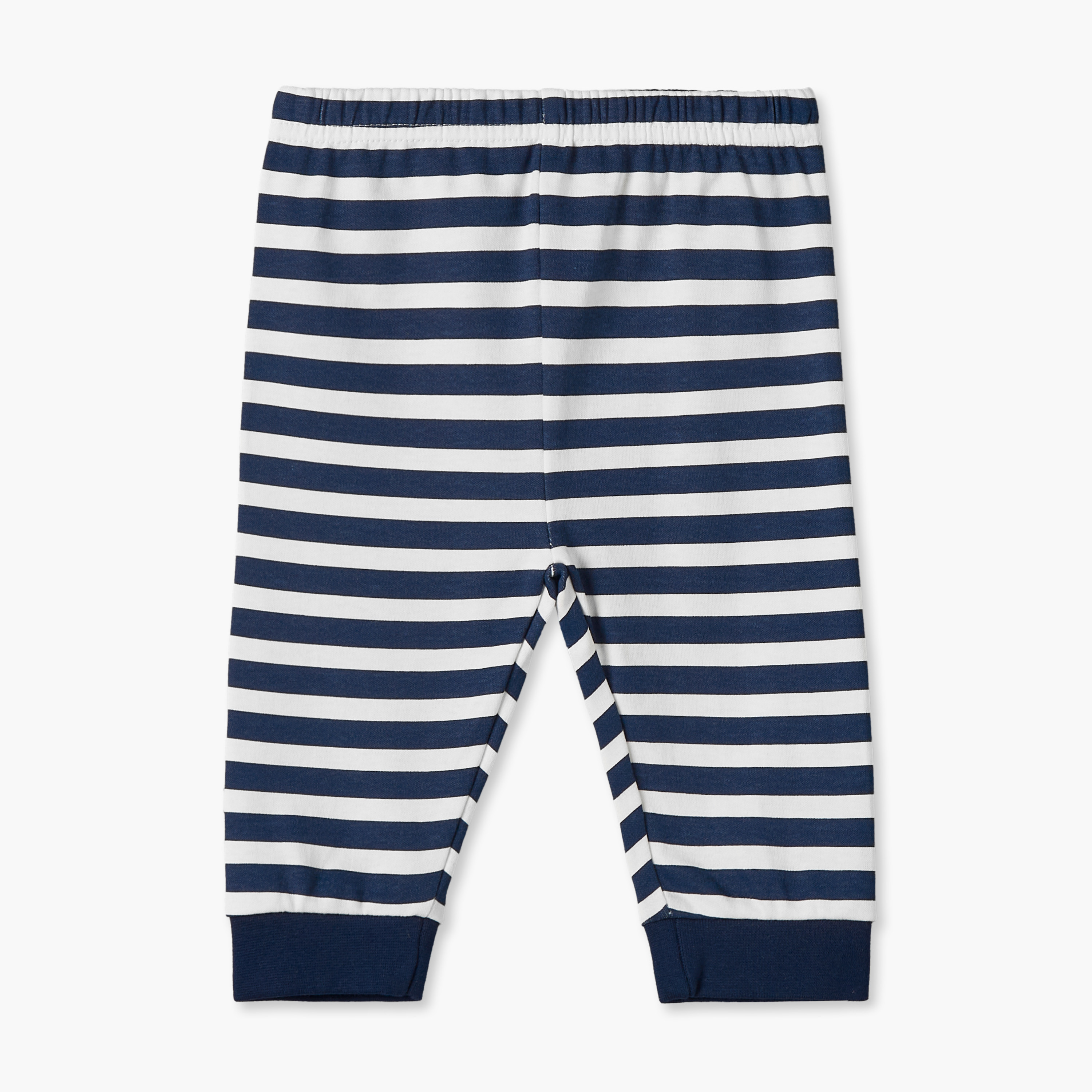 Pack of 2 Juniors Cotton Crew Neck Long Sleeves Pyjama Set with Dinosaur Print-baby-boys-clothing-nightwear-pyjamasets-image-3