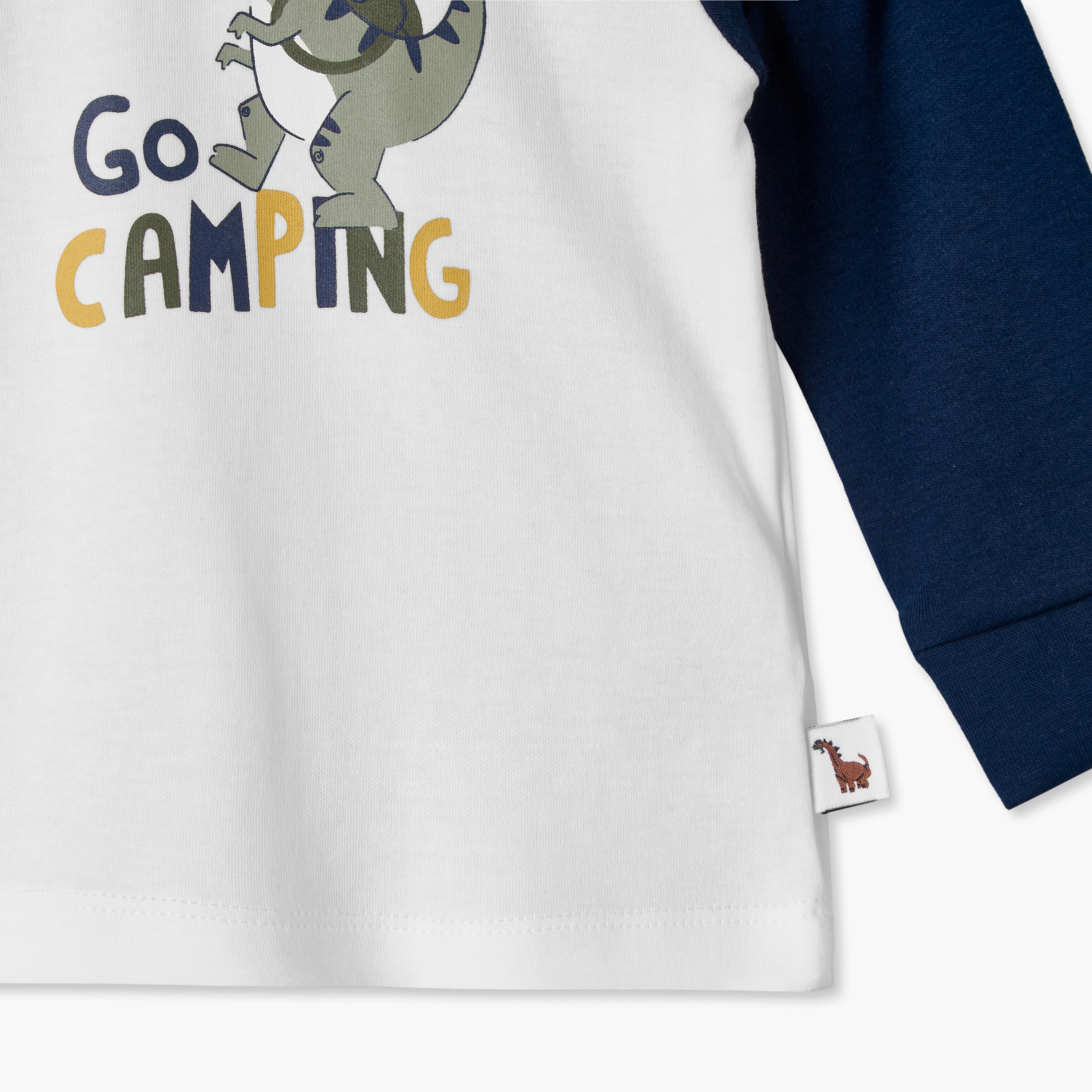 Pack of 2 Juniors Cotton Crew Neck Long Sleeves Pyjama Set with Dinosaur Print-baby-boys-clothing-nightwear-pyjamasets-image-8