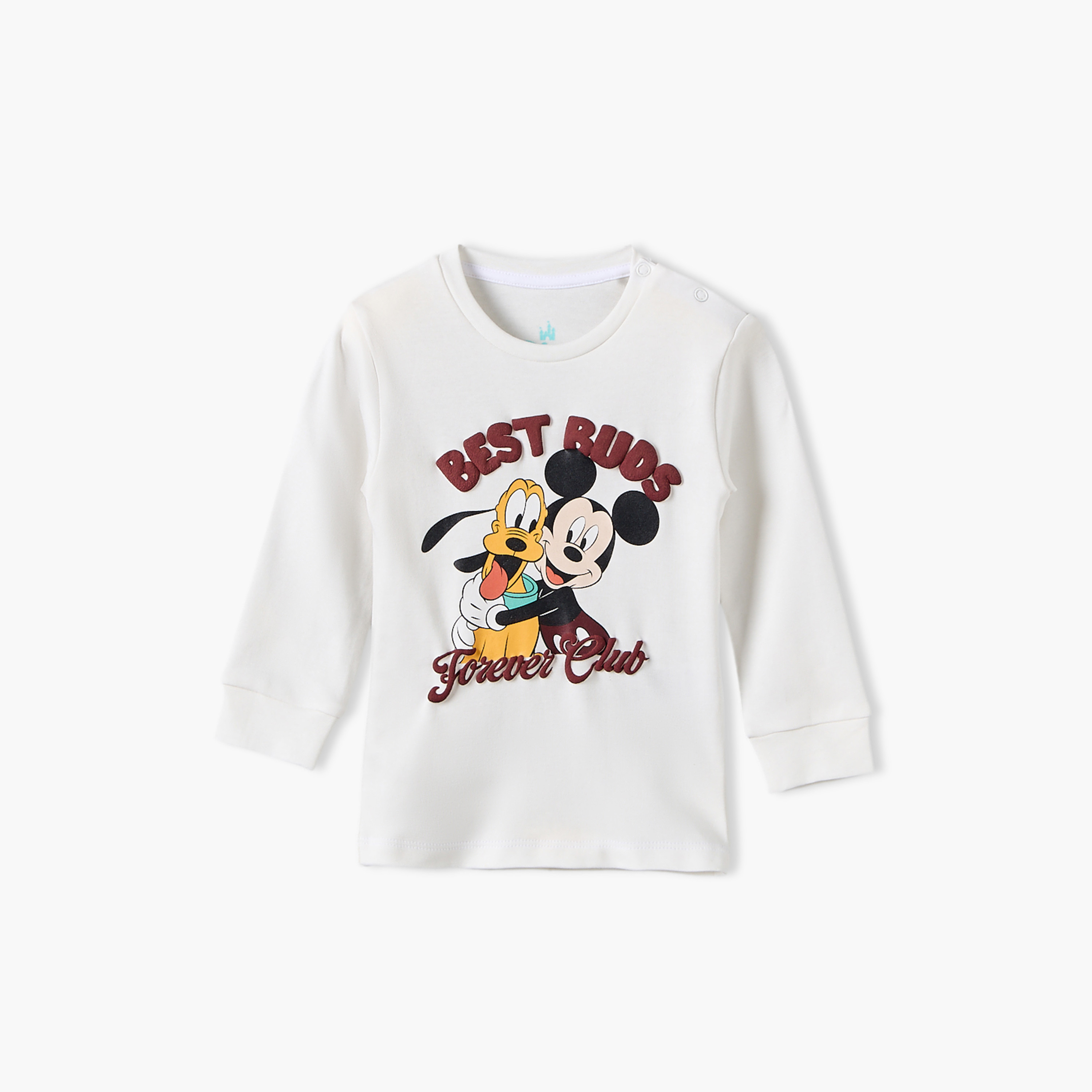 Pack of 2 Disney Crew Neck Long Sleeves Pyjama Set with Mickey and Goofy Print-baby-boys-clothing-nightwear-pyjamasets-image-3