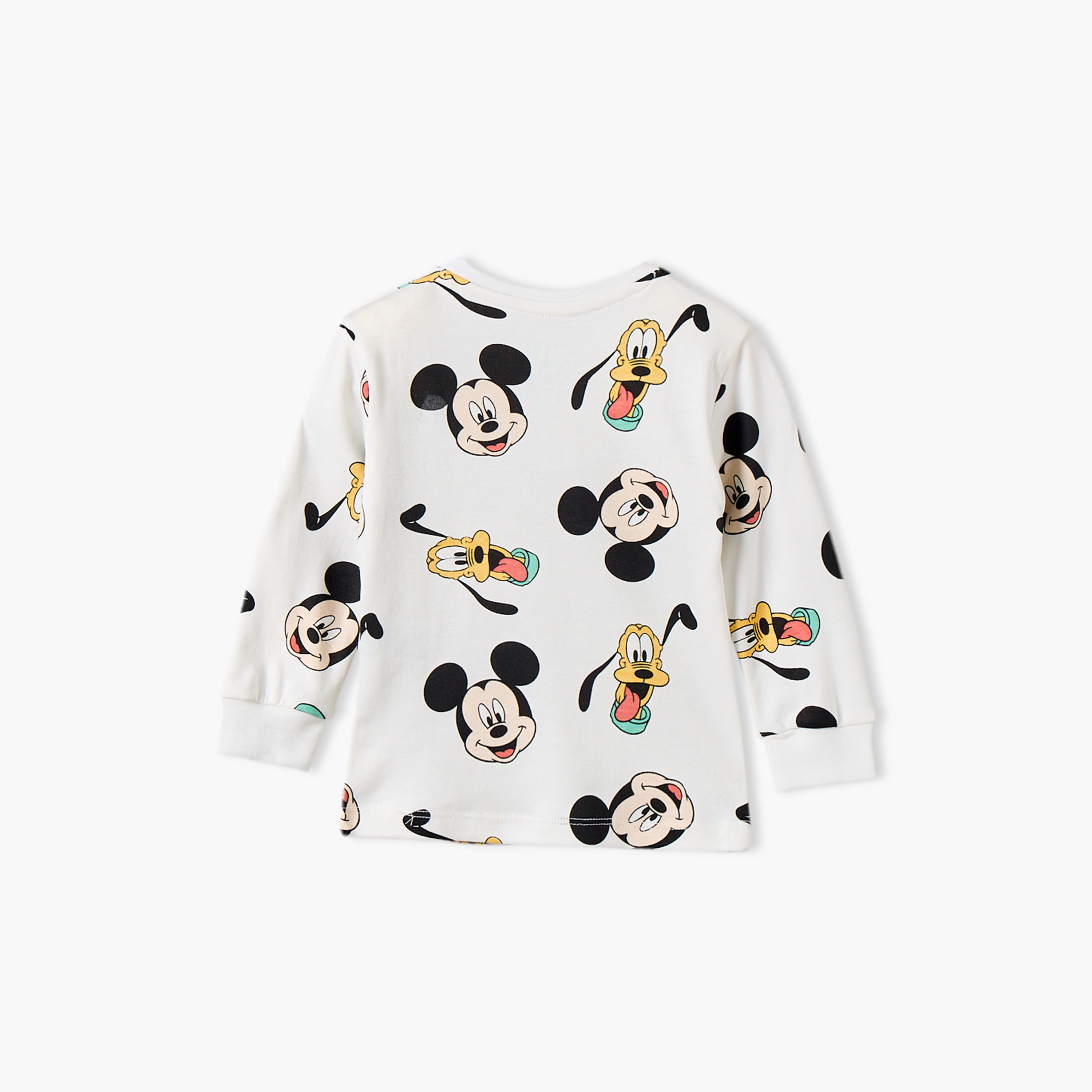 Pack of 2 Disney Crew Neck Long Sleeves Pyjama Set with Mickey and Goofy Print-baby-boys-clothing-nightwear-pyjamasets-image-5