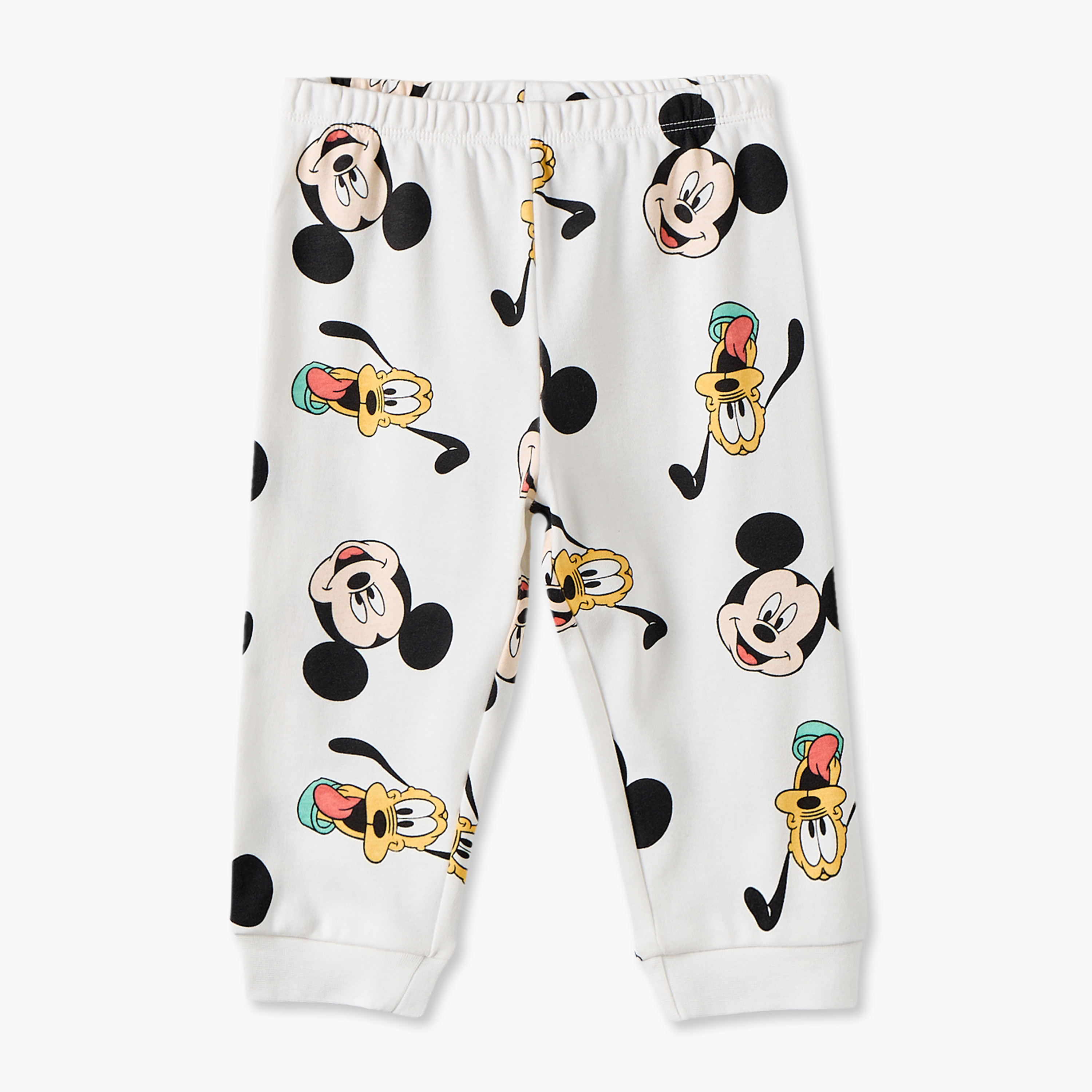 Pack of 2 Disney Crew Neck Long Sleeves Pyjama Set with Mickey and Goofy Print-baby-boys-clothing-nightwear-pyjamasets-image-7