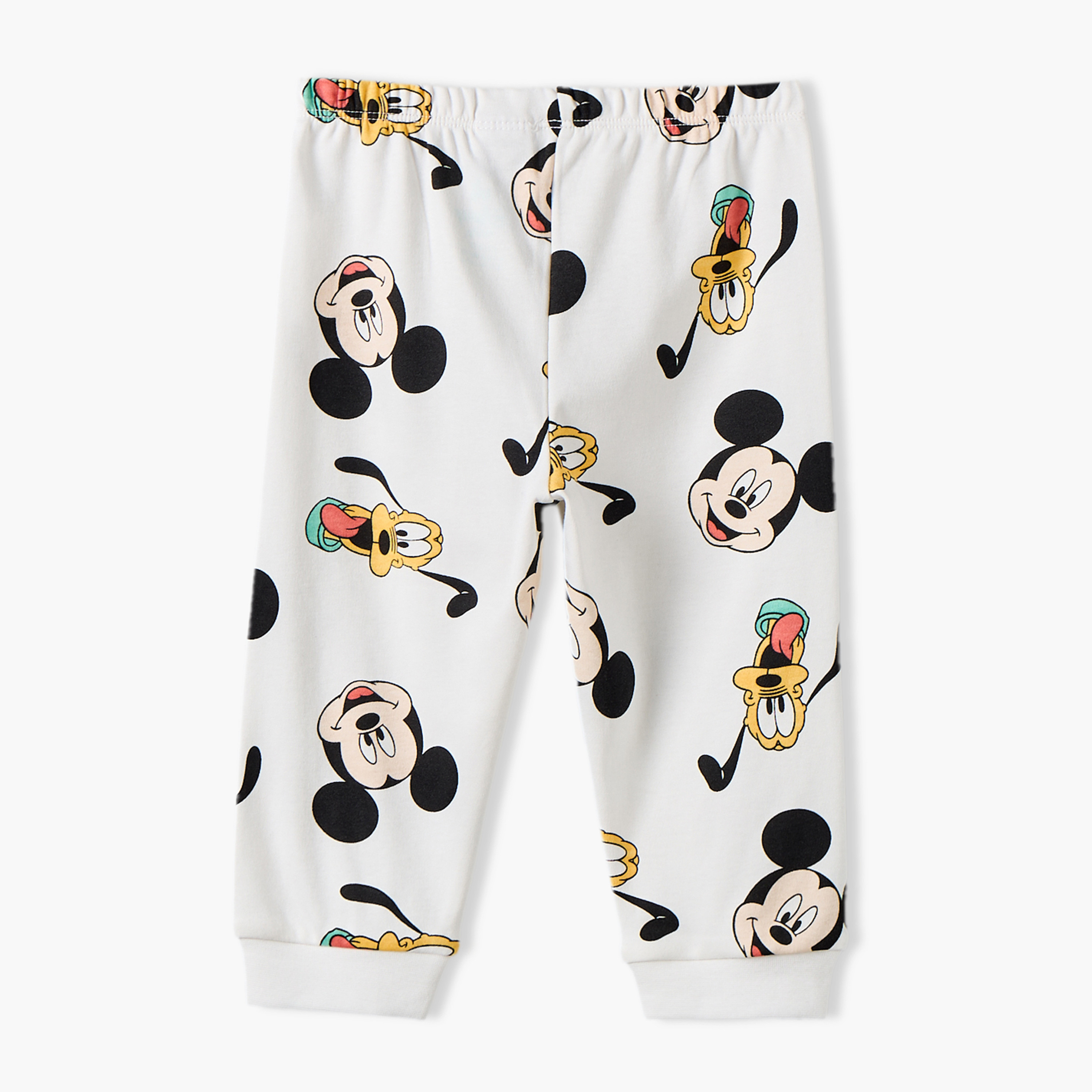 Pack of 2 Disney Crew Neck Long Sleeves Pyjama Set with Mickey and Goofy Print-baby-boys-clothing-nightwear-pyjamasets-image-8
