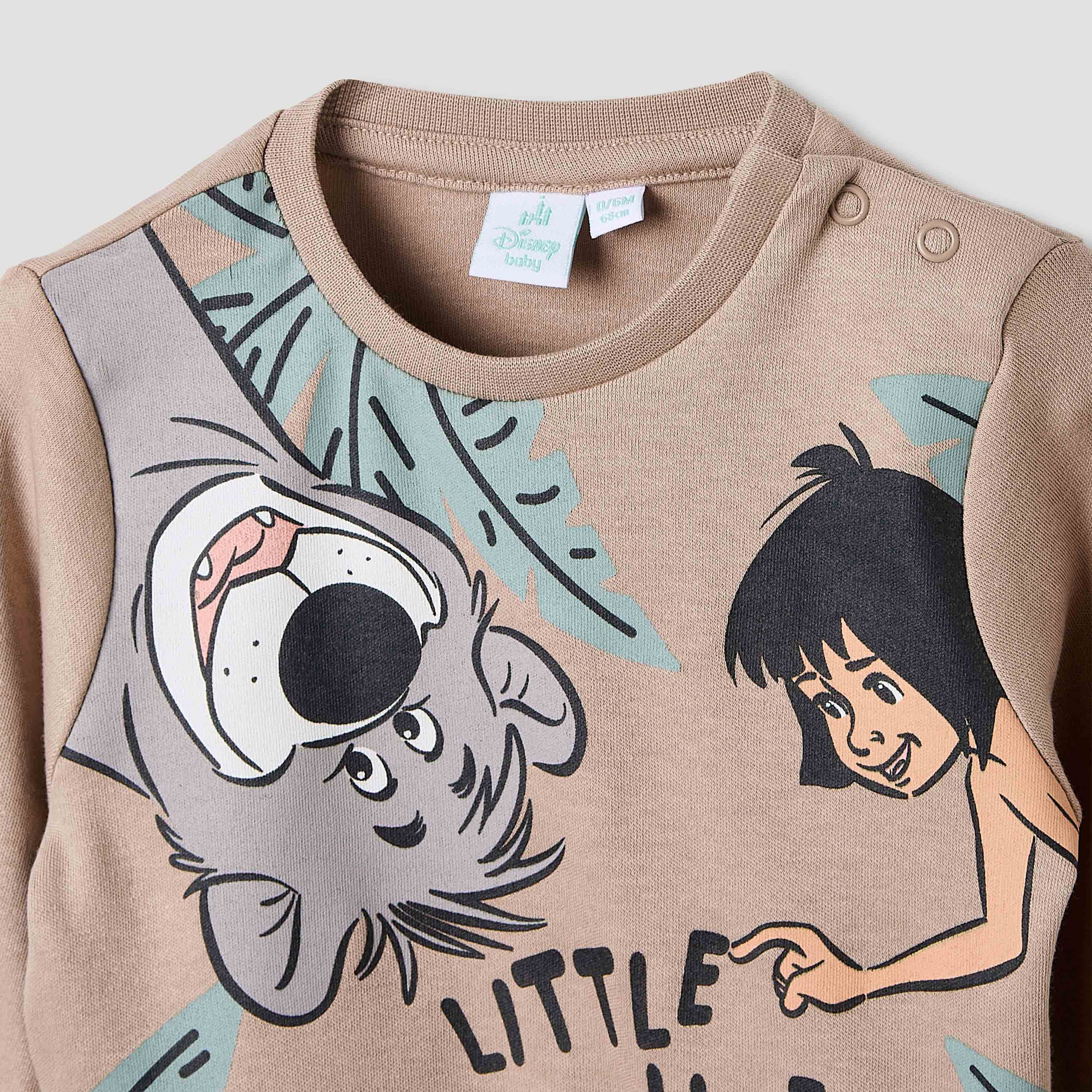 Juniors Cotton Round Neck Long Sleeves Pyjama Set with Jungle Book Print-promo_babyshop_Buy2for89_QAT130126-image-4