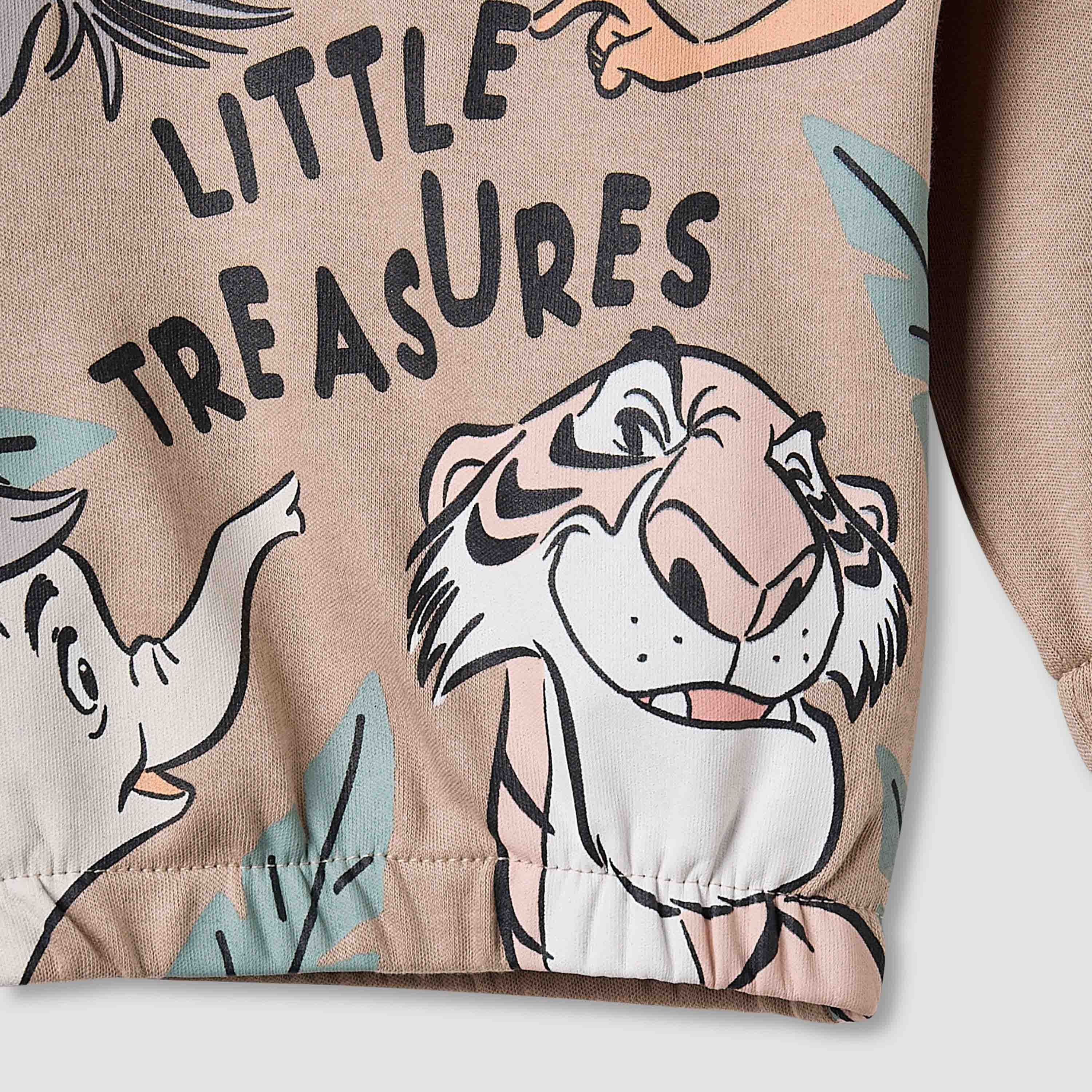 Juniors Cotton Round Neck Long Sleeves Pyjama Set with Jungle Book Print-promo_babyshop_Buy2for89_QAT130126-image-5