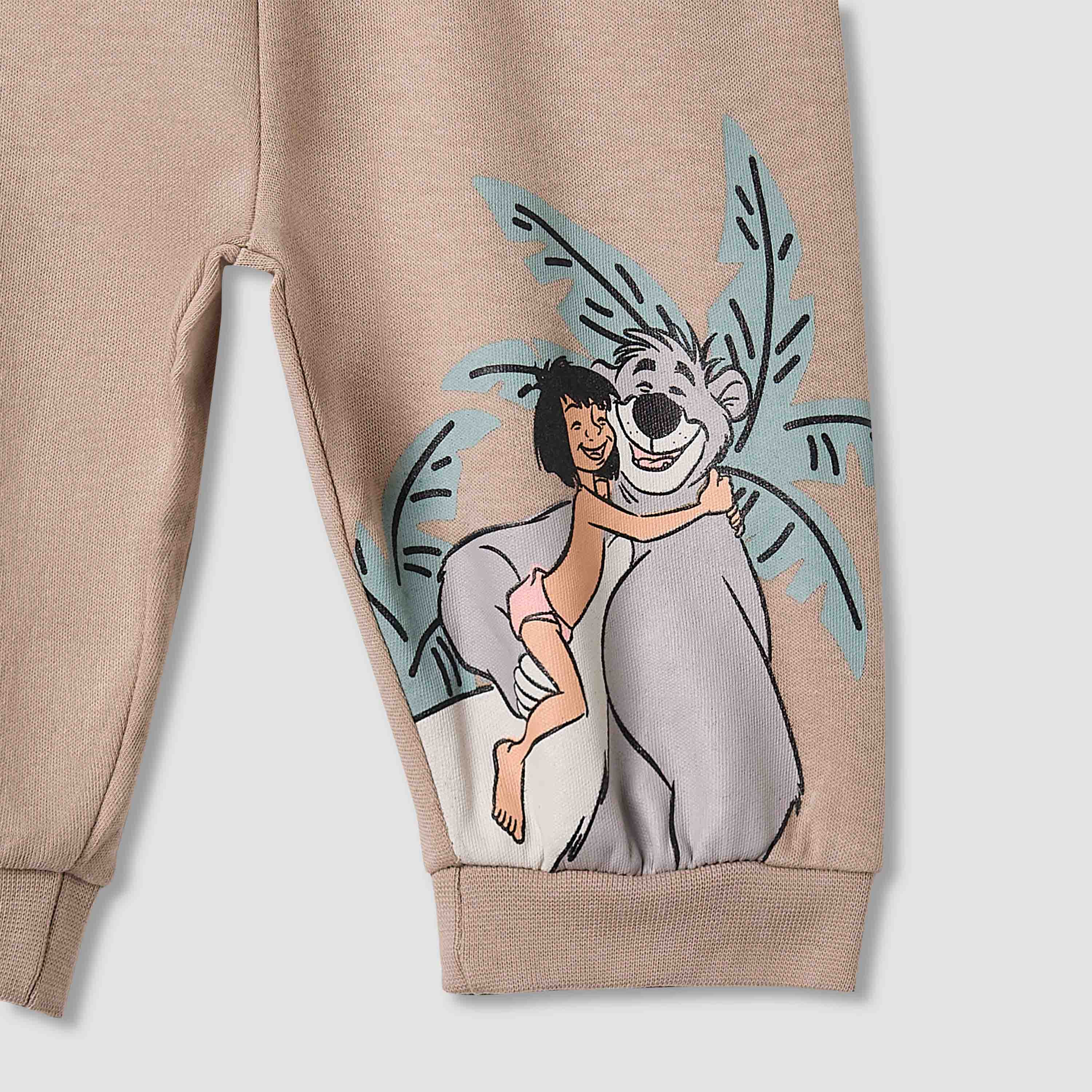 Juniors Cotton Round Neck Long Sleeves Pyjama Set with Jungle Book Print-promo_babyshop_Buy2for89_QAT130126-image-7