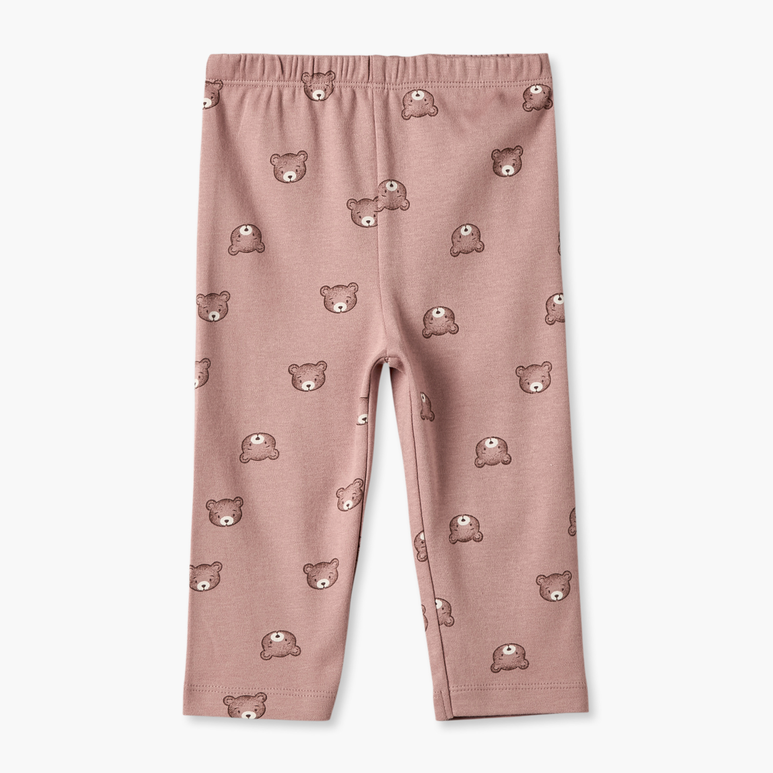 Pack of 3 Juniors Cotton Crew Neck Long Sleeves Pyjama Set with Teddy Bear Print-baby-girls-clothing-nightwear-pyjamasets-image-4