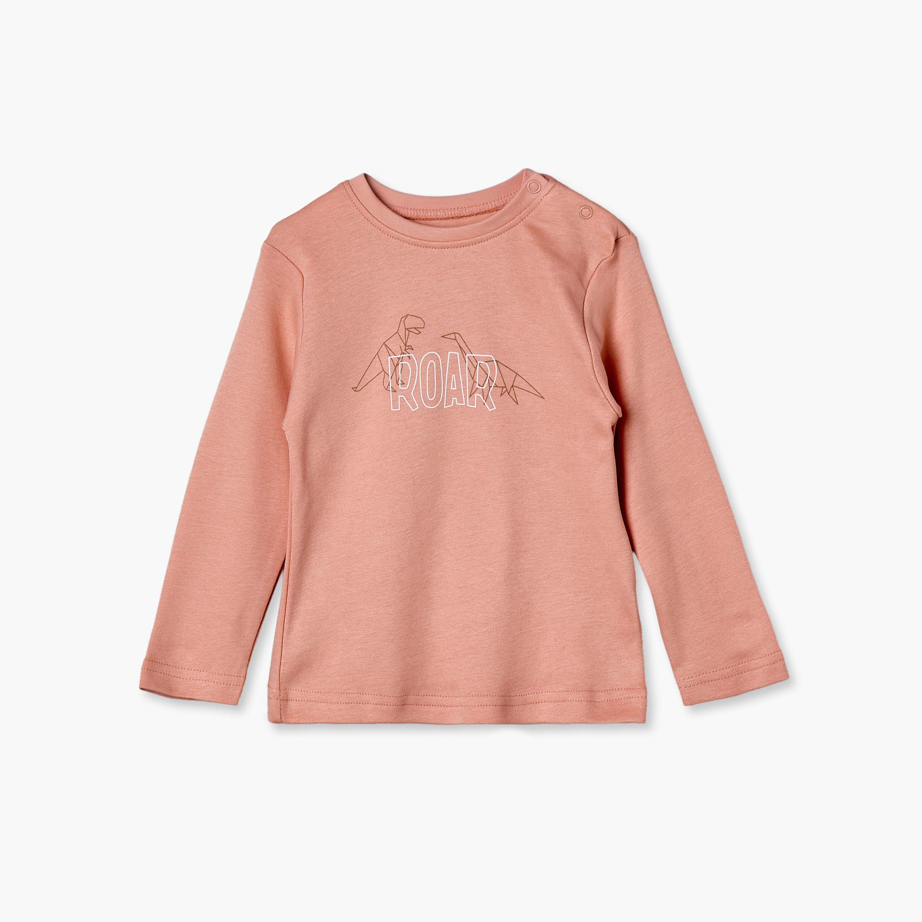 Pack of 4 Juniors Crew Neck Long Sleeves Pyjama Set with Dinosaur Print-baby-boys-clothing-nightwear-pyjamasets-image-10