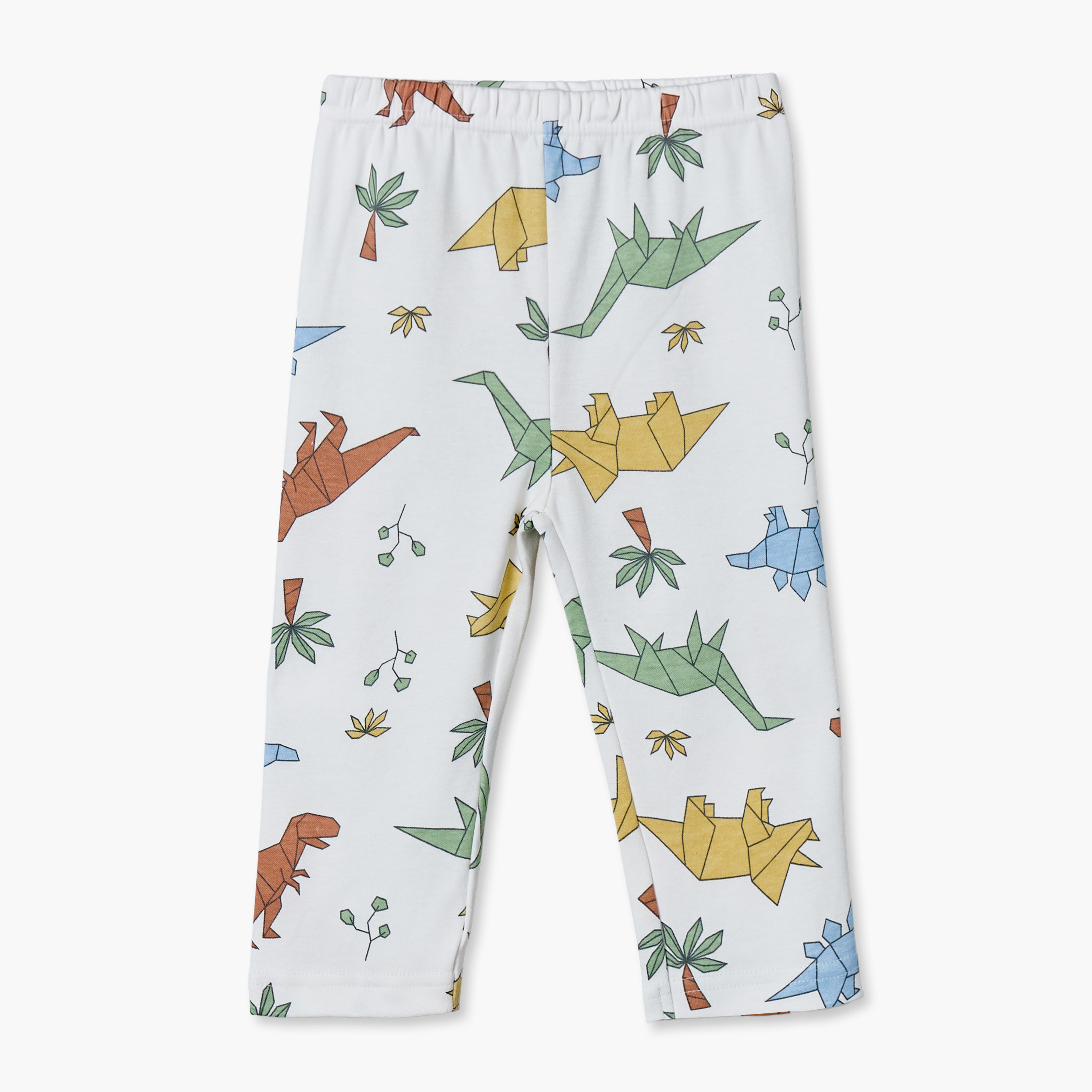 Pack of 4 Juniors Crew Neck Long Sleeves Pyjama Set with Dinosaur Print-baby-boys-clothing-nightwear-pyjamasets-image-9