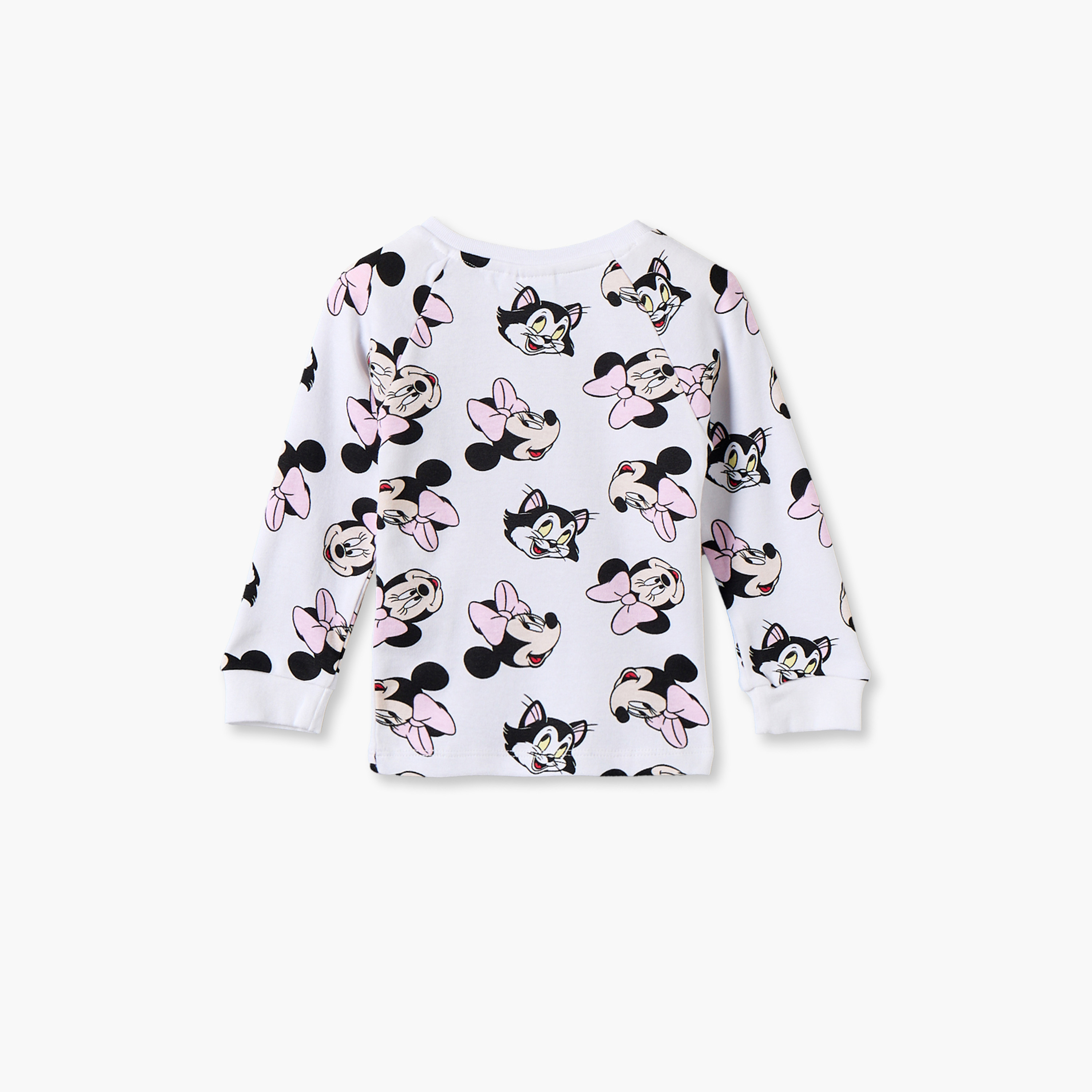 Pack of 2 Disney Cotton Crew Neck Long Sleeves Pyjama Set with Minnie Mouse Print-baby-girls-clothing-nightwear-pyjamasets-image-5