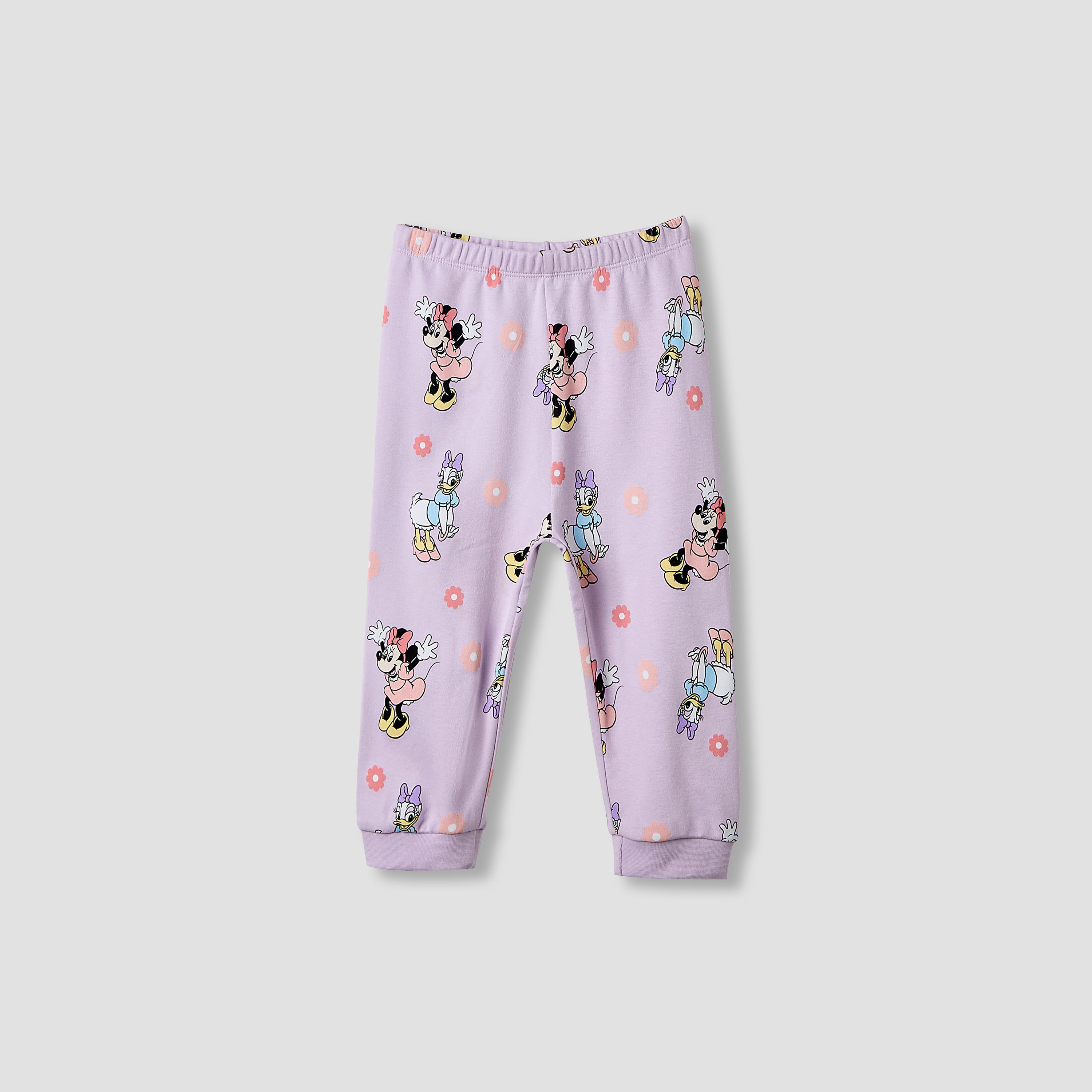 Juniors Pyjama Set with Minnie Mouse and Daisy Duck Print - Cotton - Long Sleeves - Round Neck-promo_babyshop_Buy2for79_KWT130126-image-3