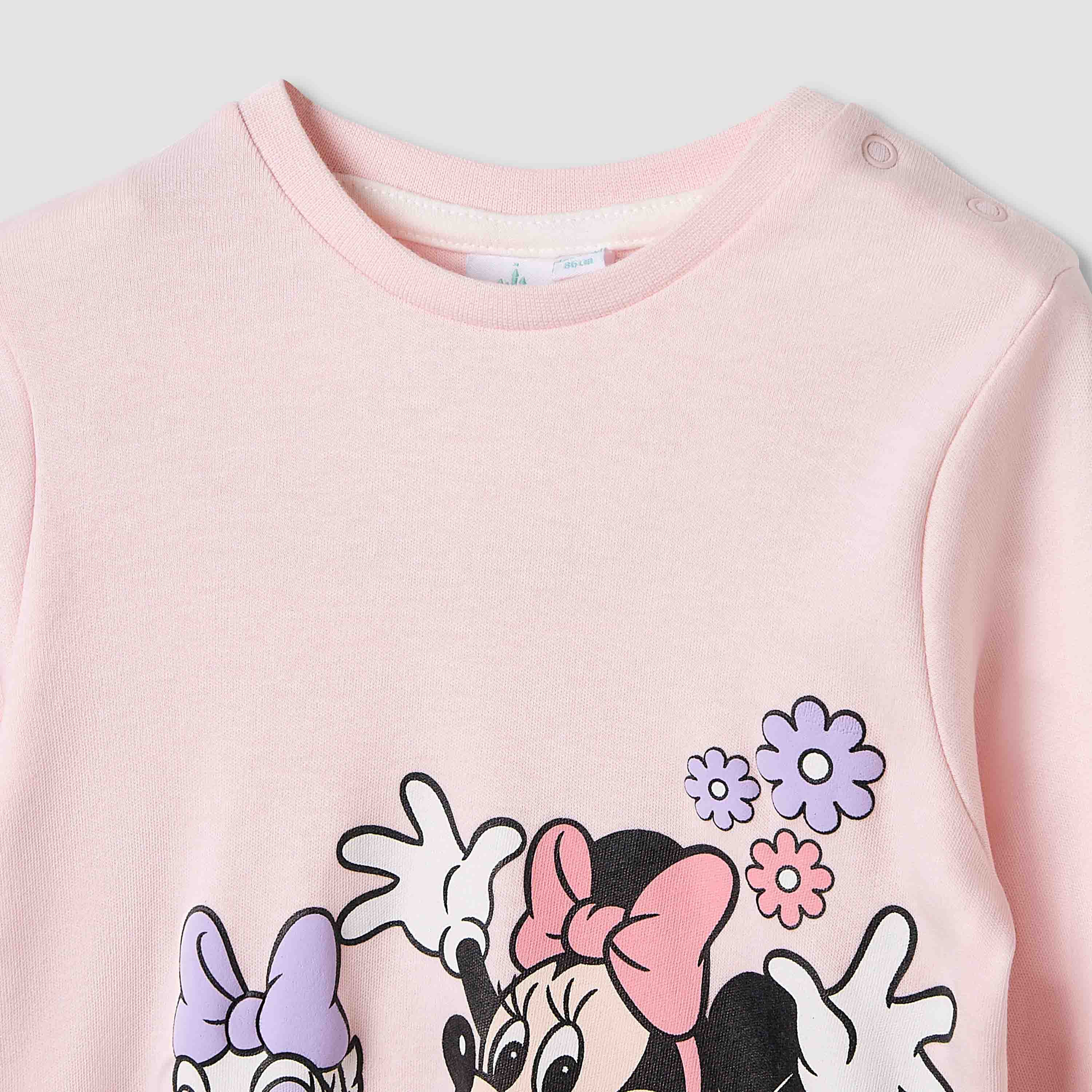 Juniors Pyjama Set with Minnie Mouse and Daisy Duck Print - Cotton - Long Sleeves - Round Neck-promo_babyshop_Buy2for79_KWT130126-image-5