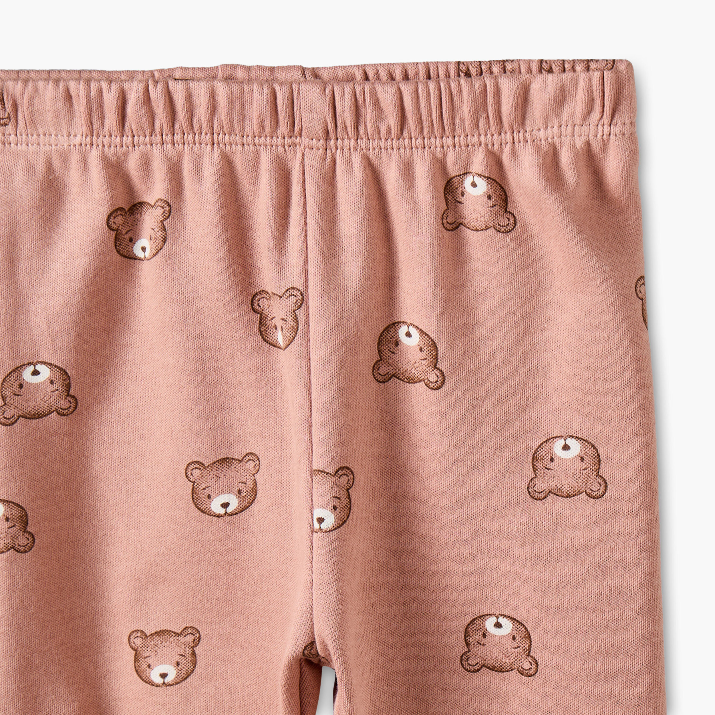 Juniors Cotton Crew Neck Long Sleeves Pyjama Set with Teddy Bear Print-baby-girls-clothing-nightwear-pyjamasets-image-8