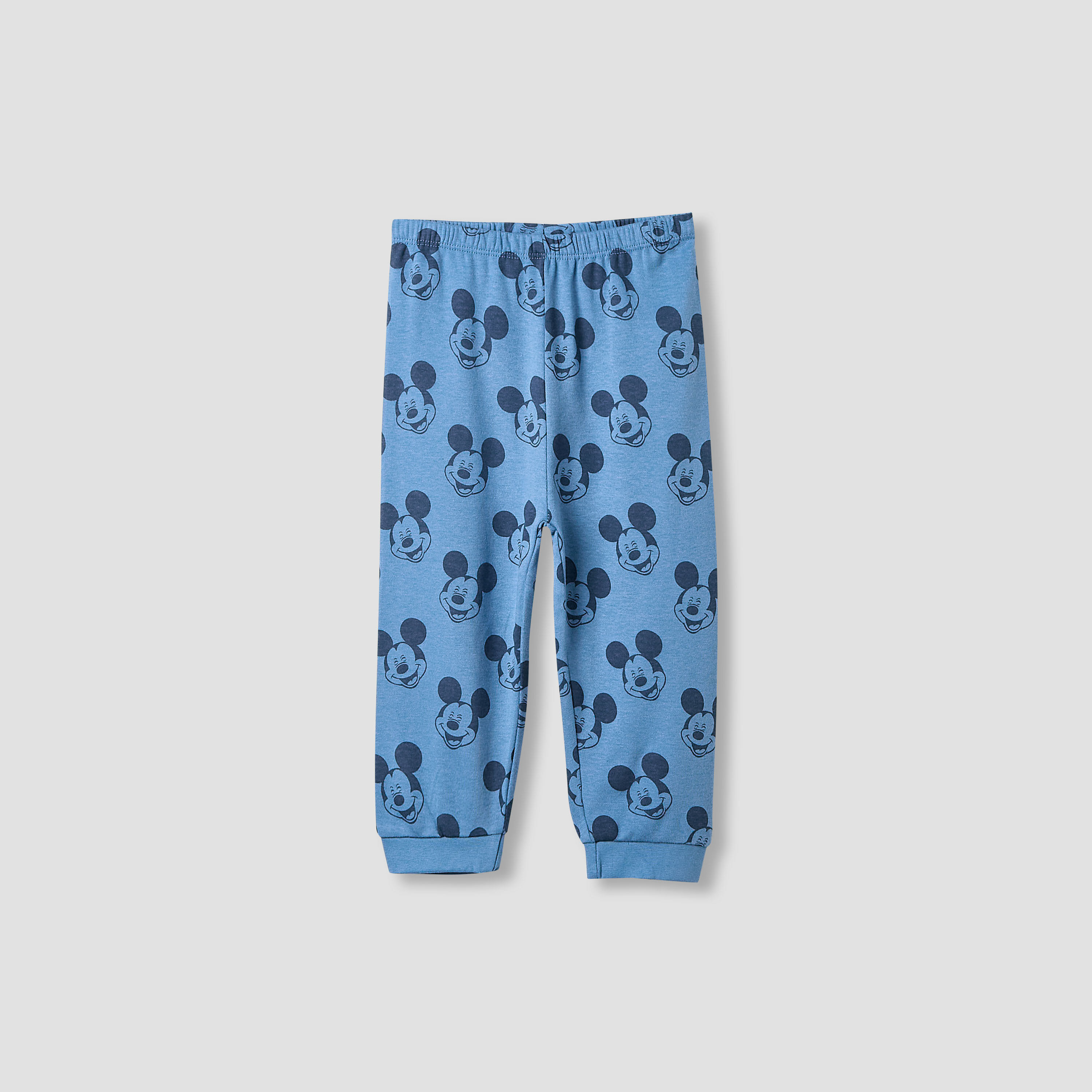 Disney Pyjama Set with Mickey Mouse Print - Cotton - Long Sleeves - Crew Neck - Set of 2-baby-boys-clothing-nightwear-pyjamasets-image-4