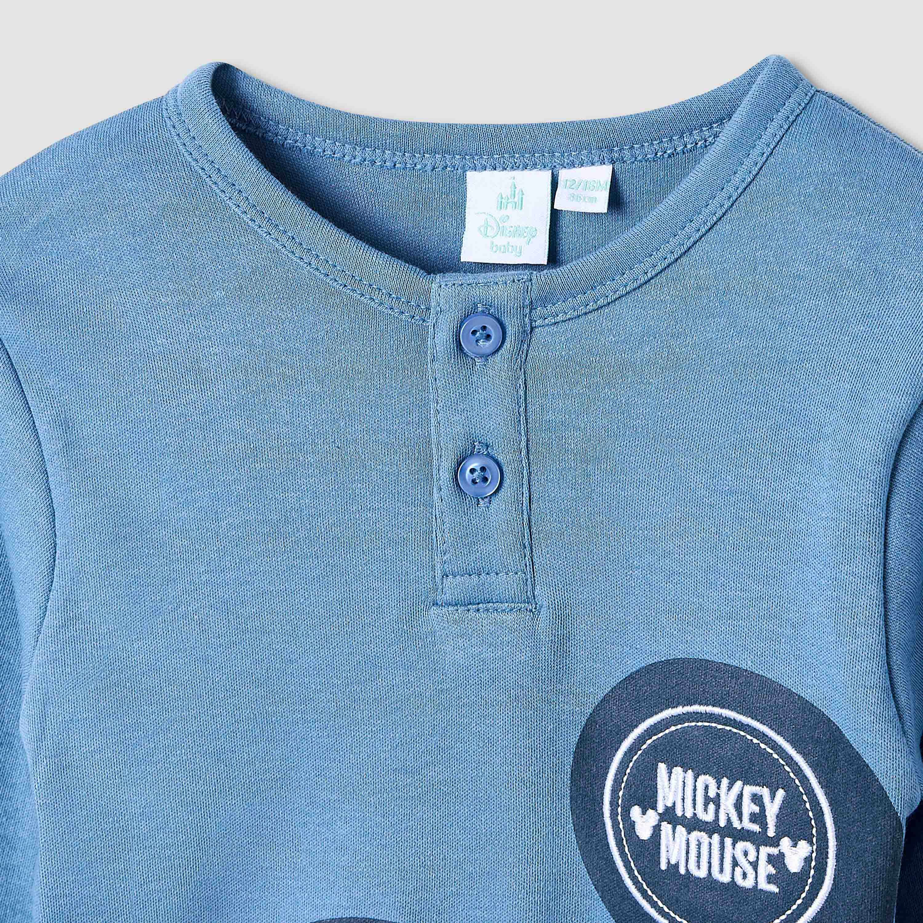 Disney Pyjama Set with Mickey Mouse Print - Cotton - Long Sleeves - Crew Neck - Set of 2-baby-boys-clothing-nightwear-pyjamasets-image-6