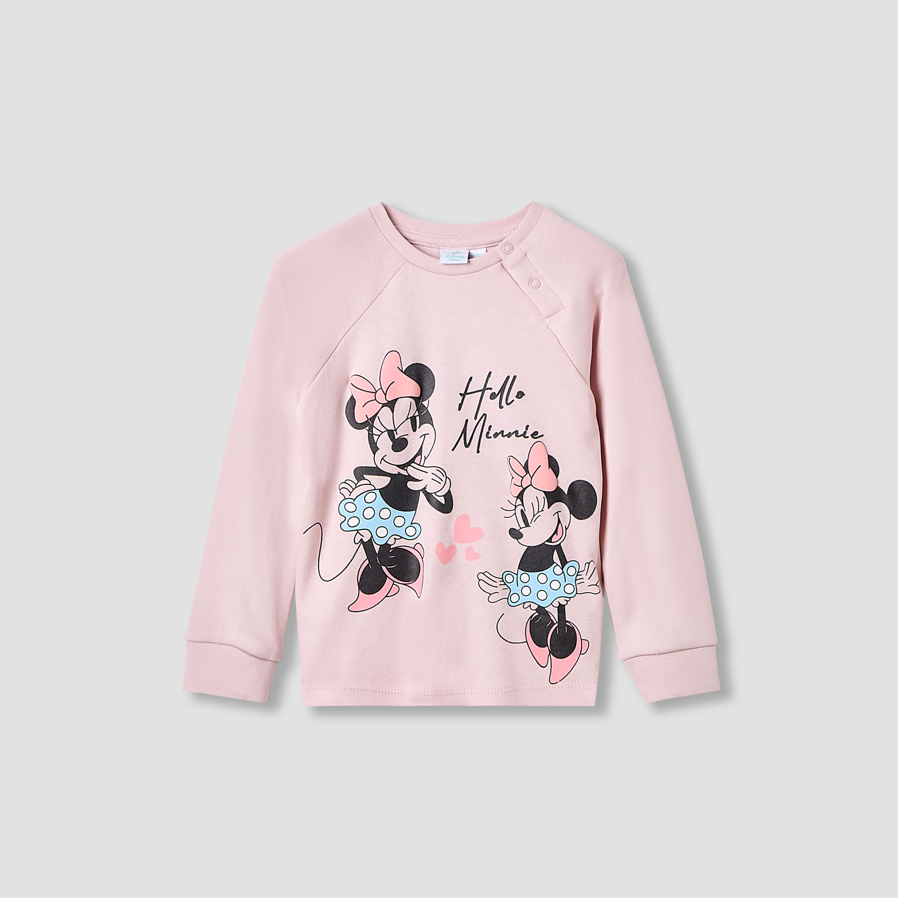 Disney Pyjama Set with Minnie Mouse Print - Cotton - Long Sleeves - Crew Neck - Set of 2-baby-girls-clothing-nightwear-pyjamasets-image-2