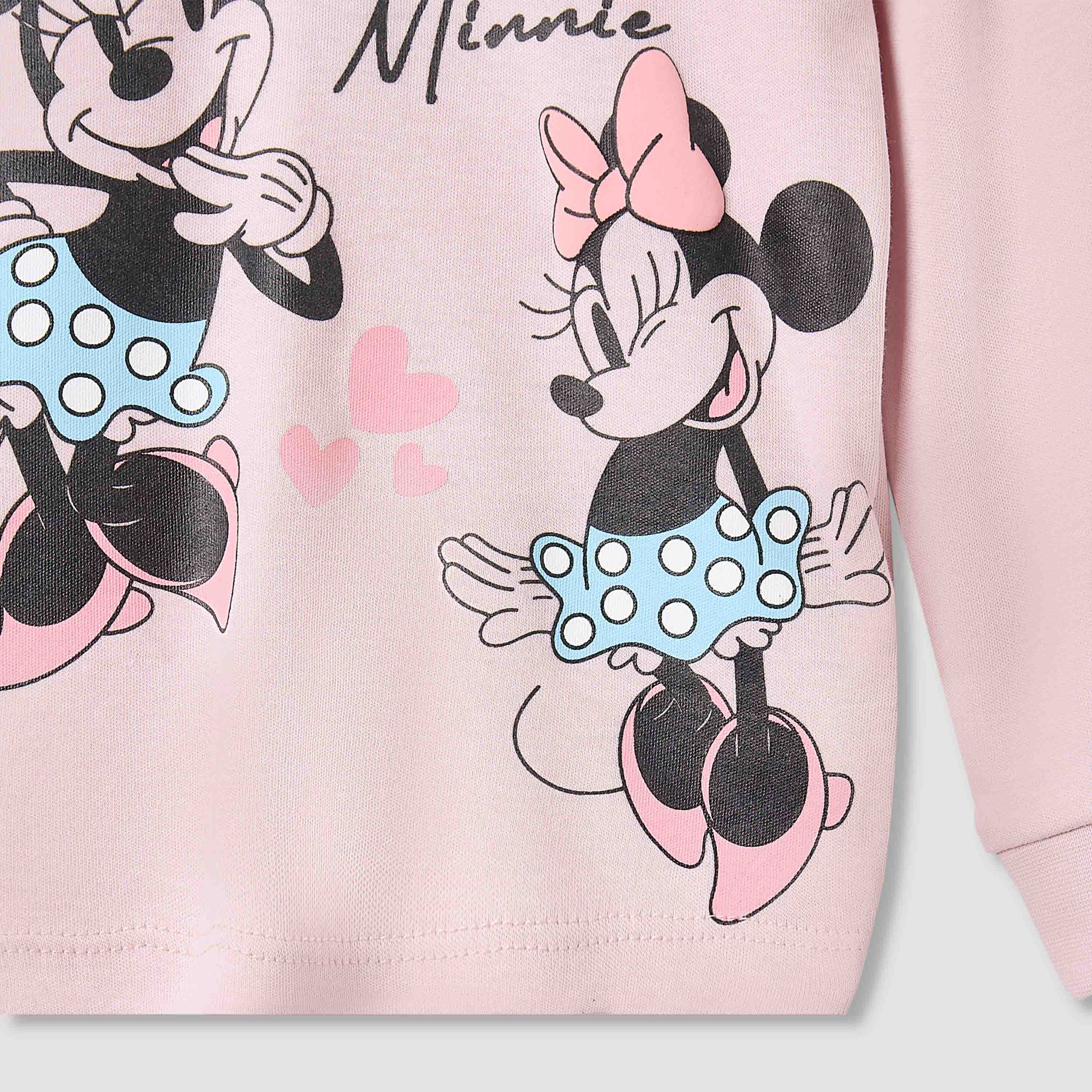Disney Pyjama Set with Minnie Mouse Print - Cotton - Long Sleeves - Crew Neck - Set of 2-baby-girls-clothing-nightwear-pyjamasets-image-7