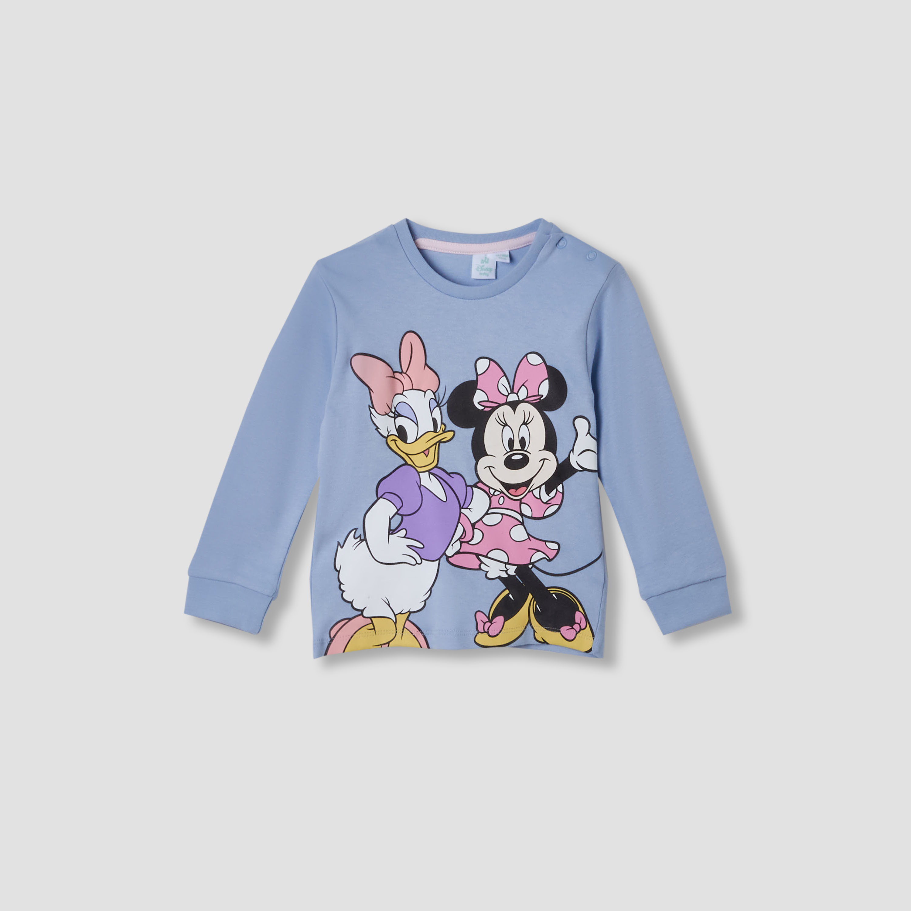 Disney Pyjama Set with Minnie Mouse Print - Cotton - Long Sleeves - Crew Neck - Set of 2-baby-girls-clothing-nightwear-pyjamasets-image-4
