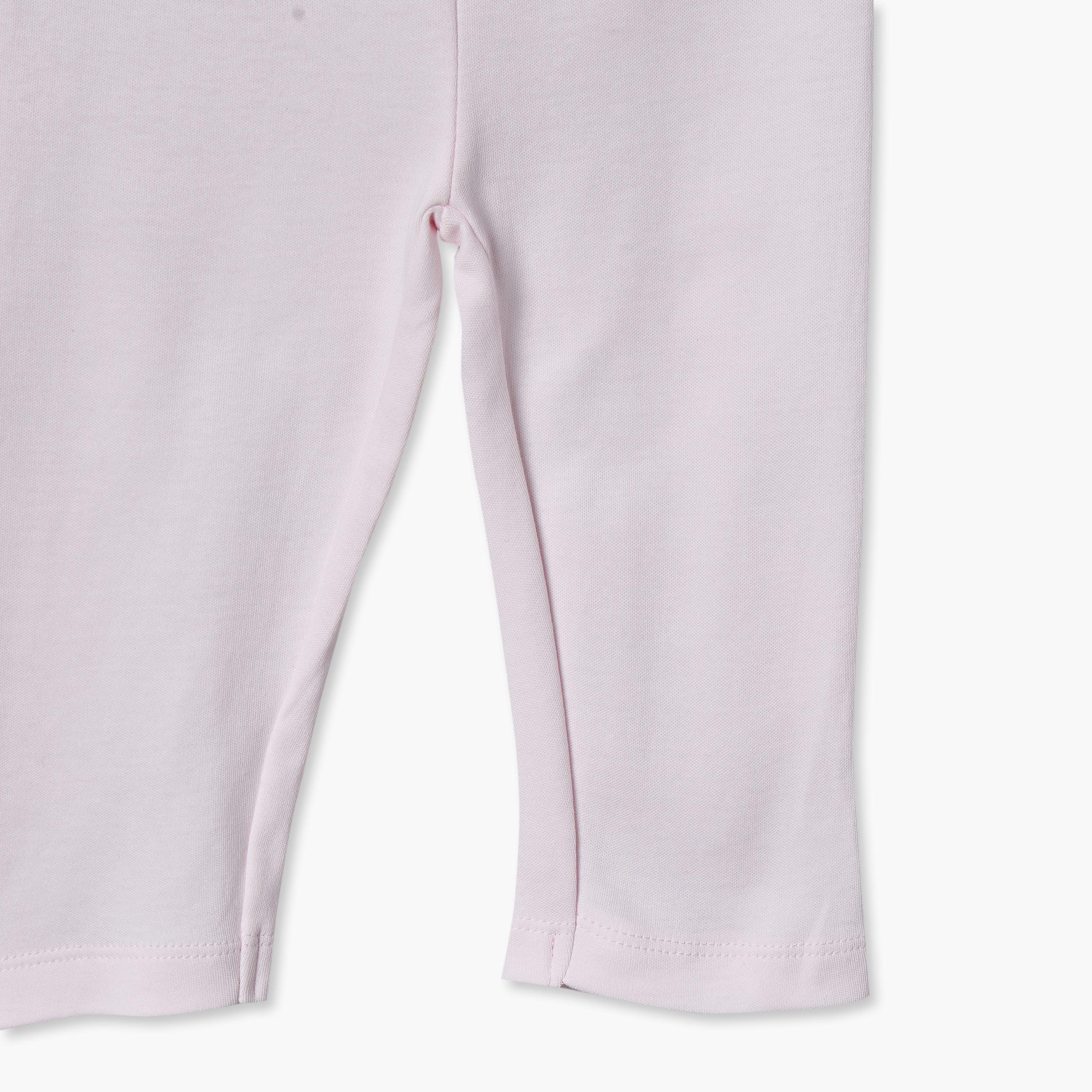 طقم بيجامات قطنية بياقة مستديرة وأكمام طويلة بكباسين من جونيورز - 4 أطقم-baby-girls-clothing-nightwear-pyjamasets-image-16