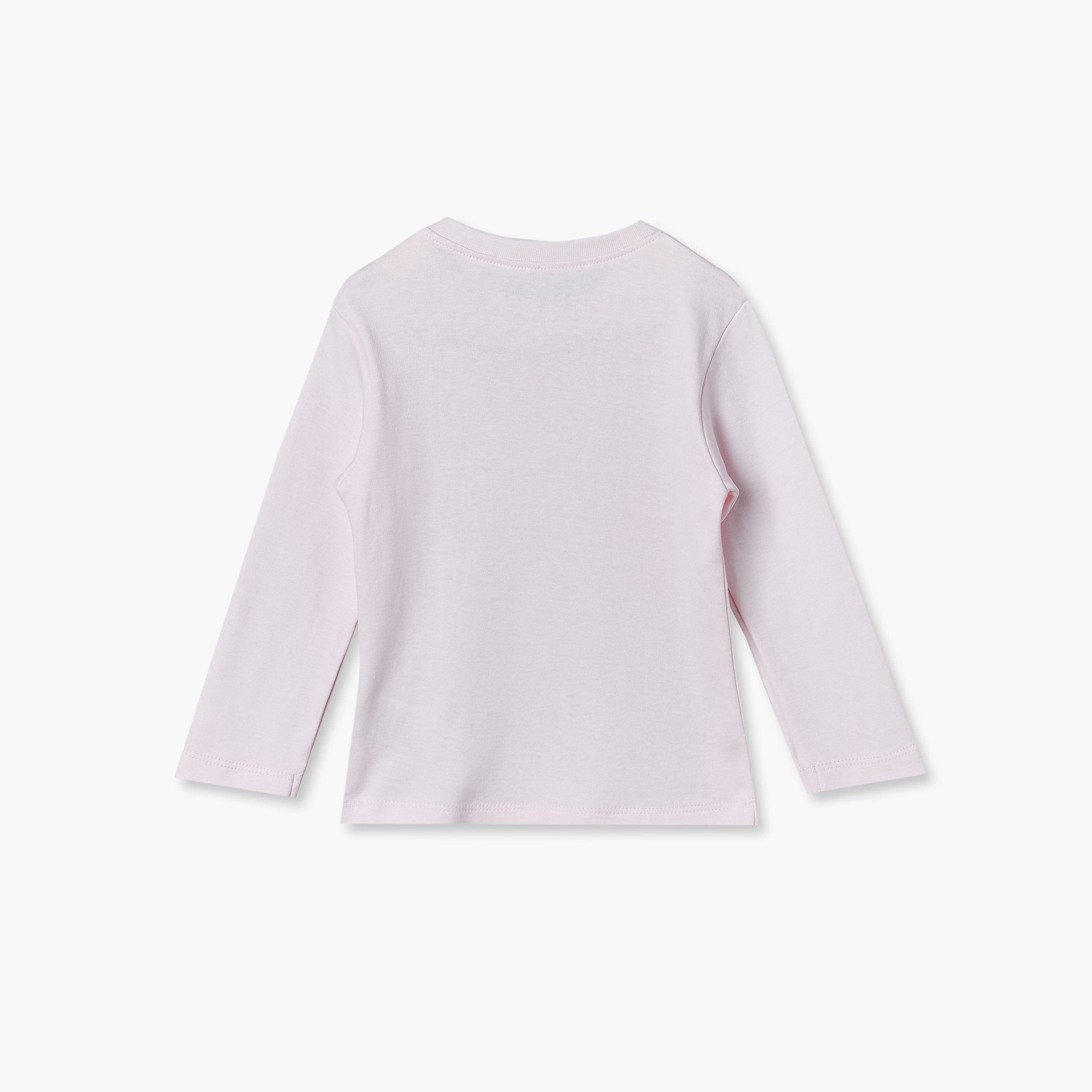 طقم بيجامات قطنية بياقة مستديرة وأكمام طويلة بكباسين من جونيورز - 4 أطقم-baby-girls-clothing-nightwear-pyjamasets-image-4