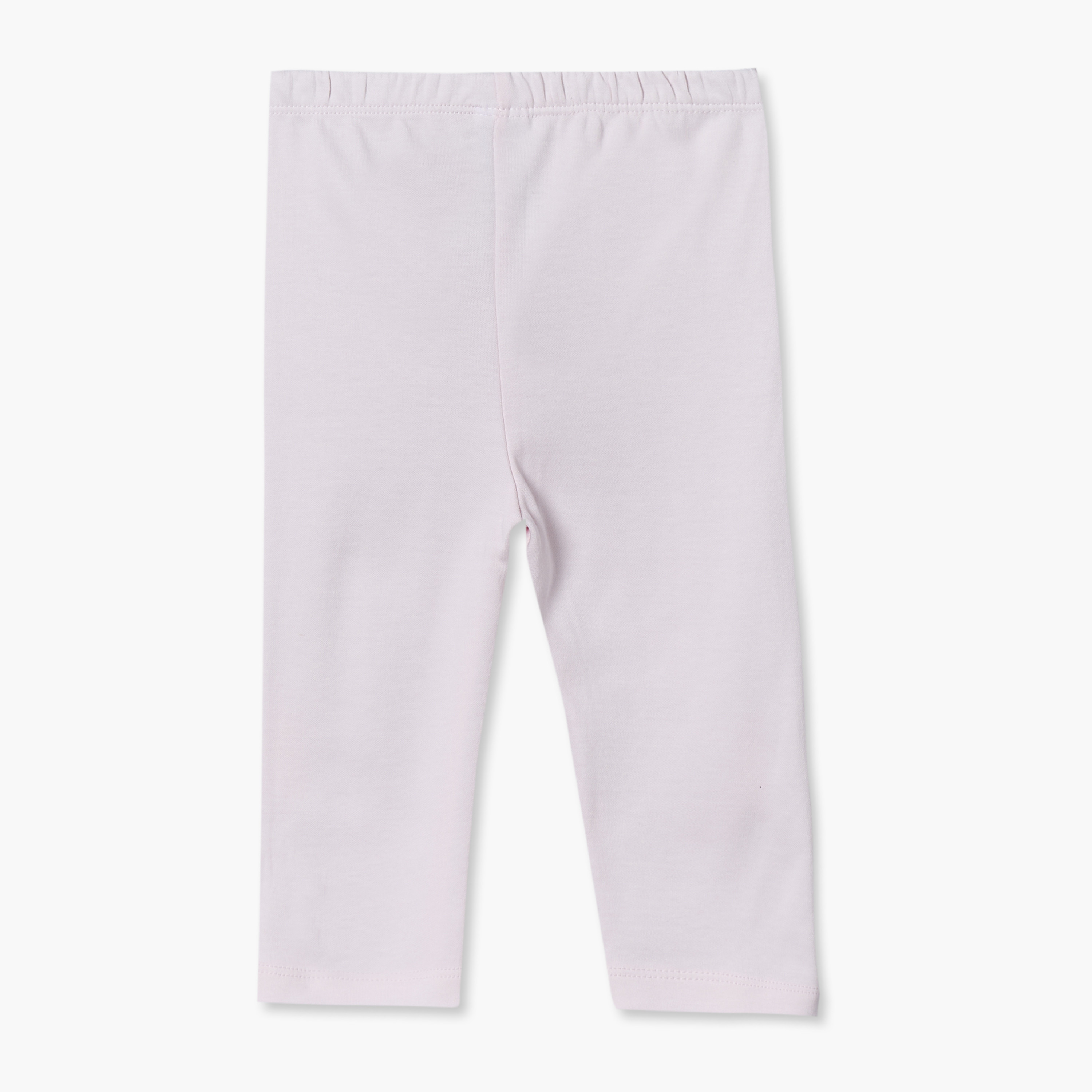 طقم بيجامات قطنية بياقة مستديرة وأكمام طويلة بكباسين من جونيورز - 4 أطقم-baby-girls-clothing-nightwear-pyjamasets-image-5