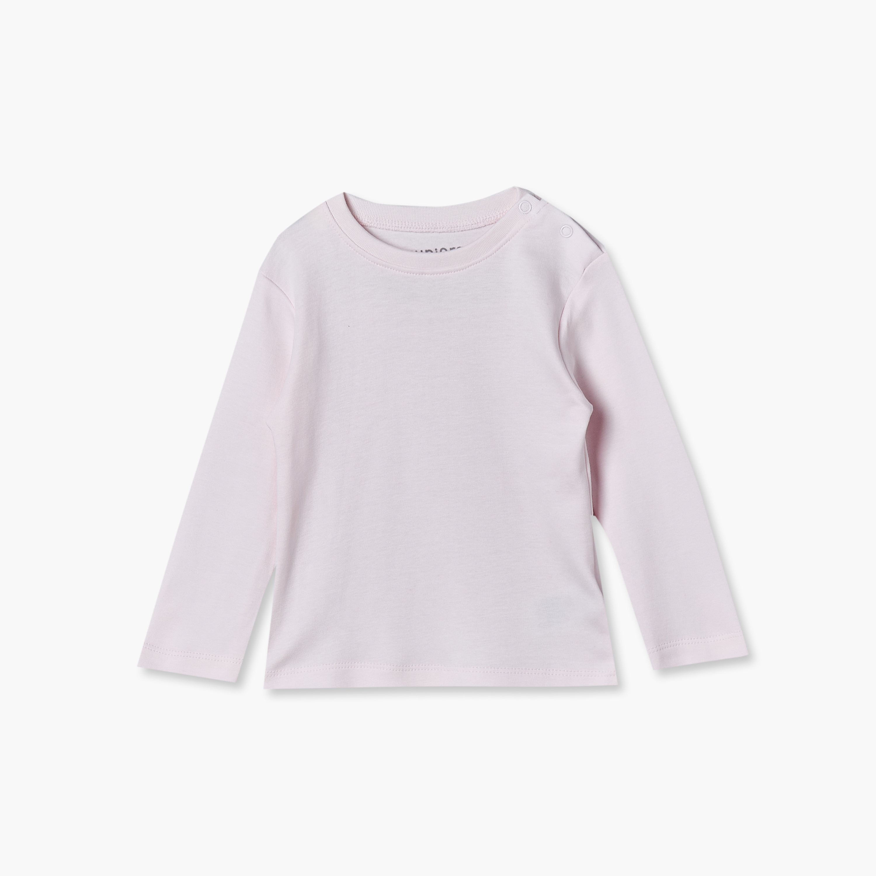 طقم بيجامات قطنية بياقة مستديرة وأكمام طويلة بكباسين من جونيورز - 4 أطقم-baby-girls-clothing-nightwear-pyjamasets-image-8