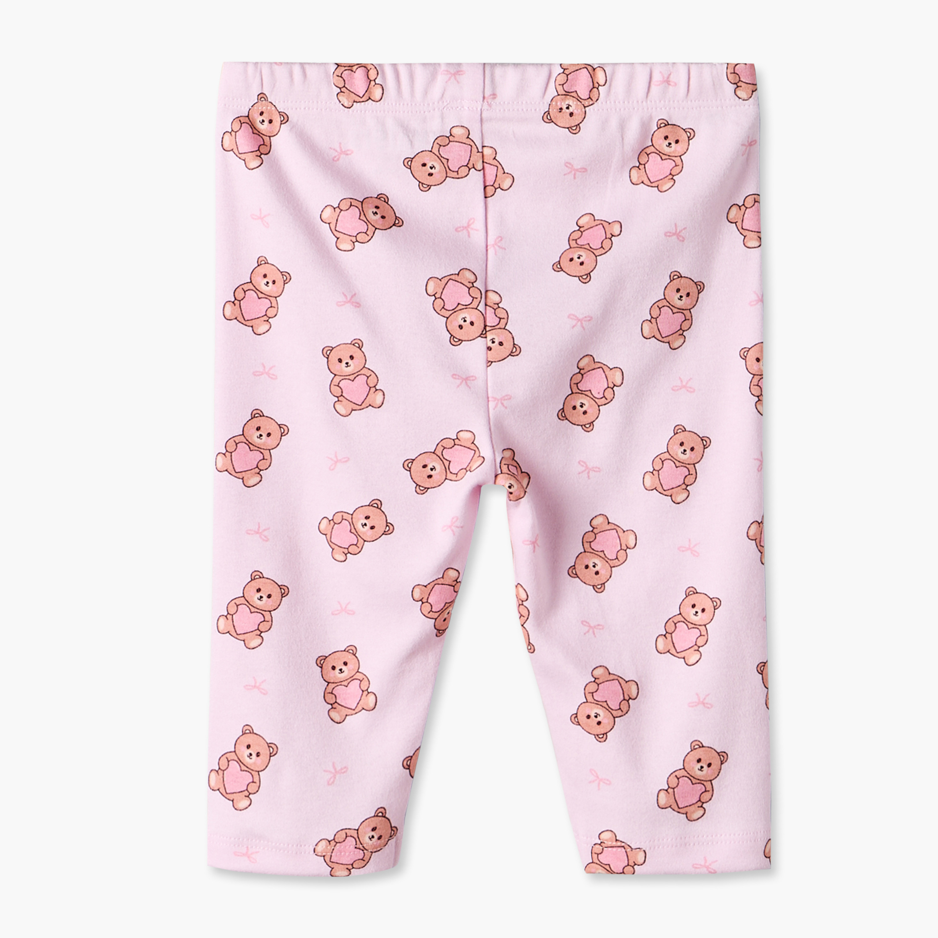 Juniors Bamboo Crew Neck Long Sleeves Pyjama Set with Teddy Print-baby-girls-clothing-nightwear-pyjamasets-image-5