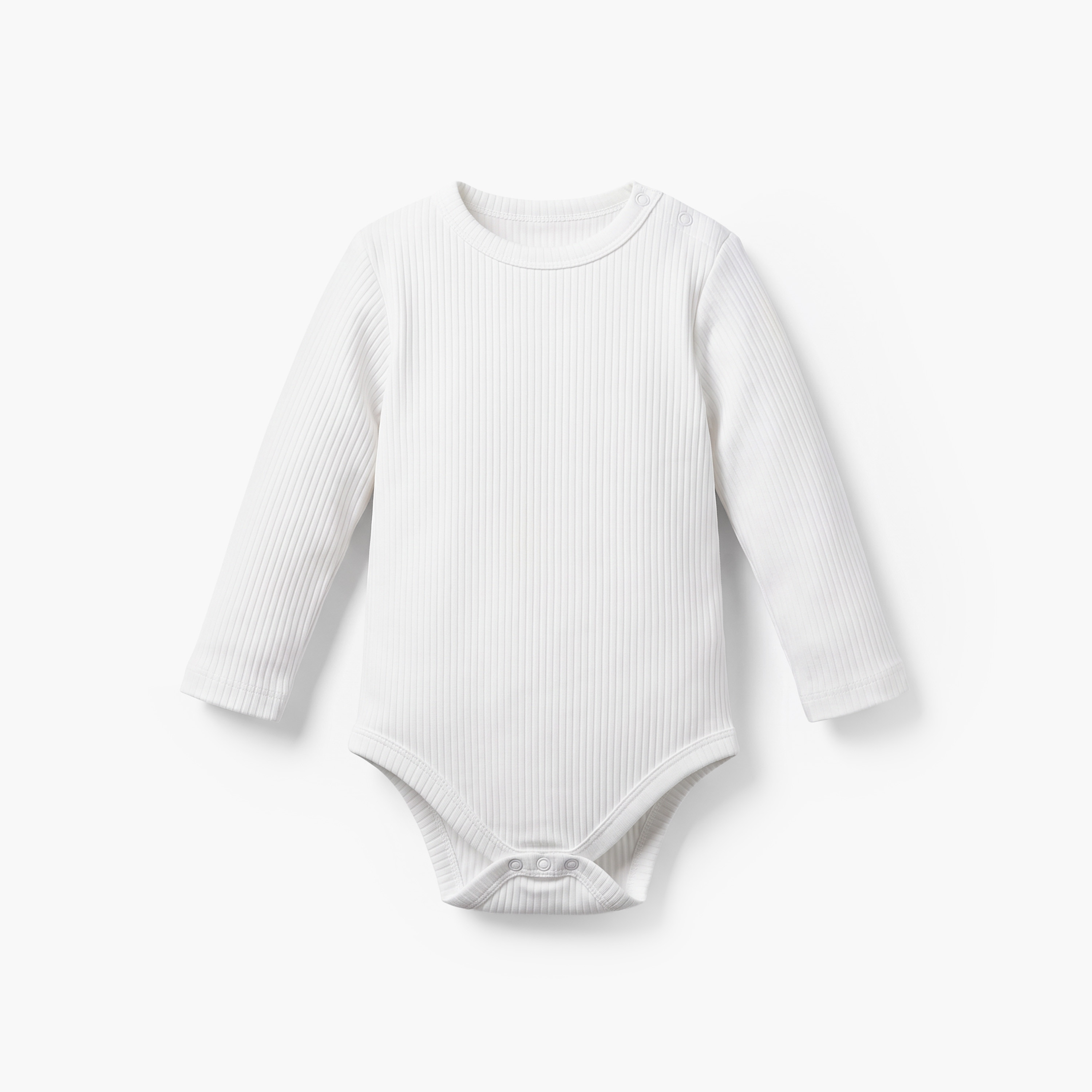 Pack of 1 Juniors Crew Neck Long Sleeves Bodysuit with Texture Detail-baby-boys-clothing-bodysuits-image-1