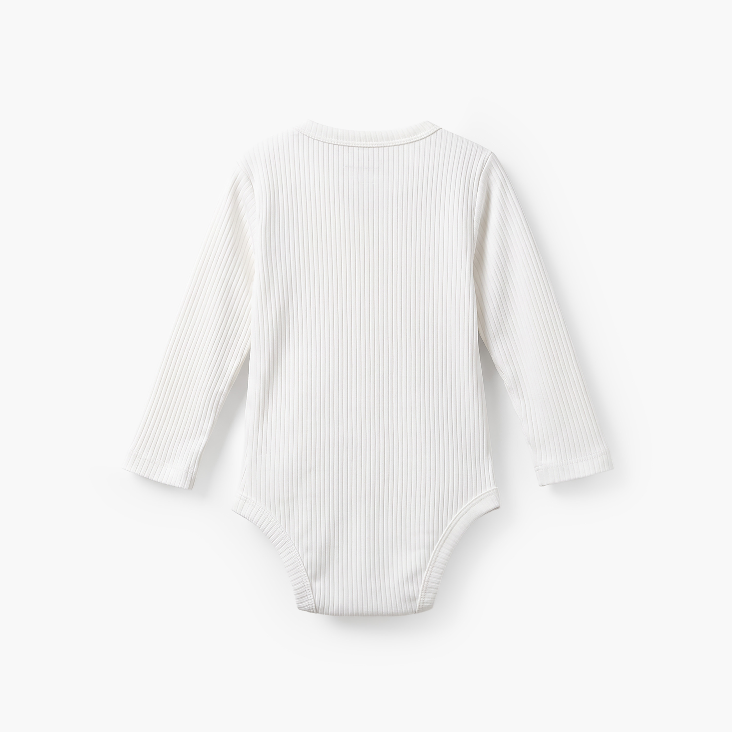 Pack of 1 Juniors Crew Neck Long Sleeves Bodysuit with Texture Detail-baby-boys-clothing-bodysuits-image-2
