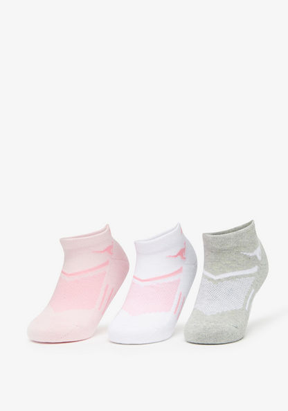 KangaROOS Printed Ankle Length Socks - Set of 3-Girl%27s Socks & Tights-image-0