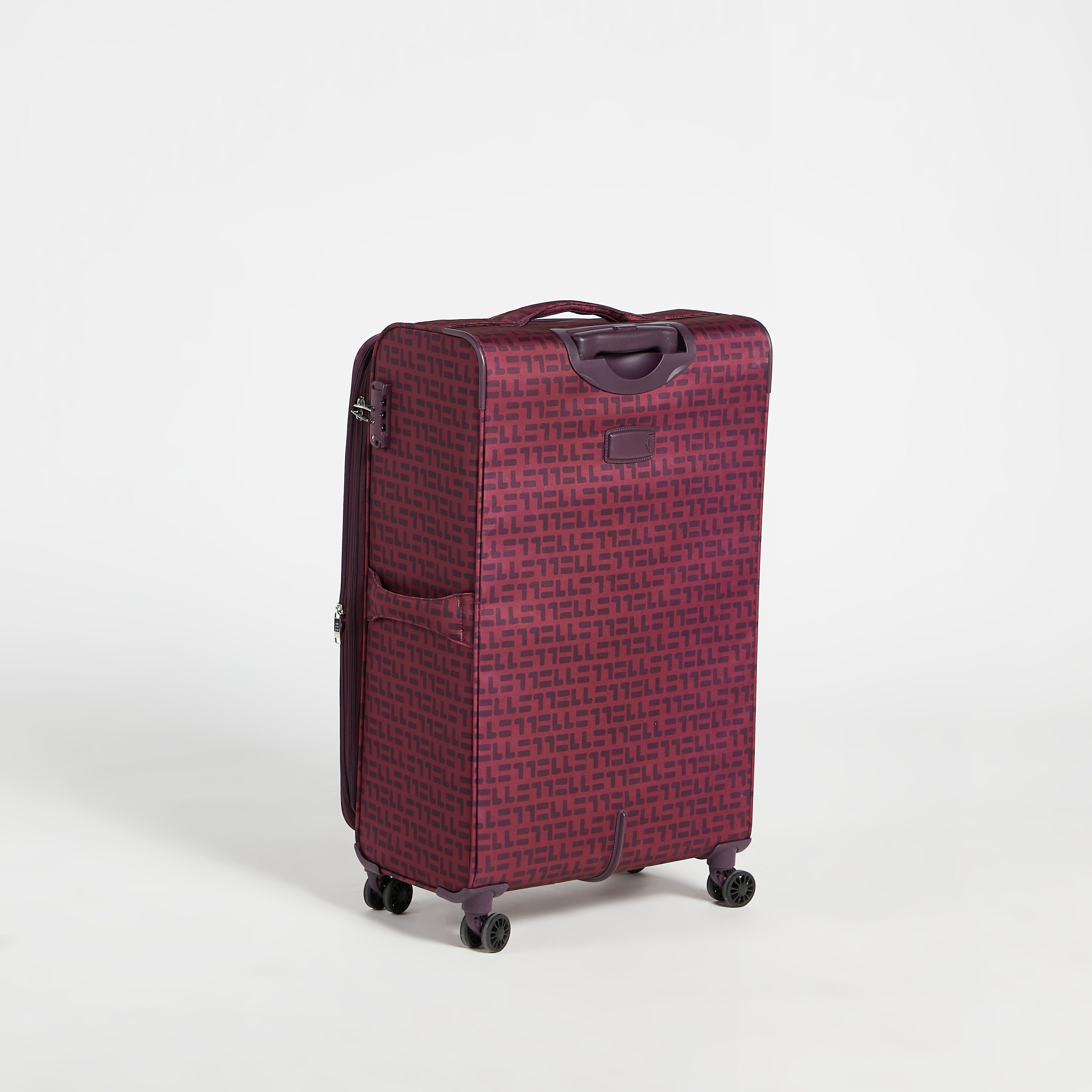 Shop ELLE Printed Softcase Luggage Trolley Bag with Retractable Handle Online Splash UAE