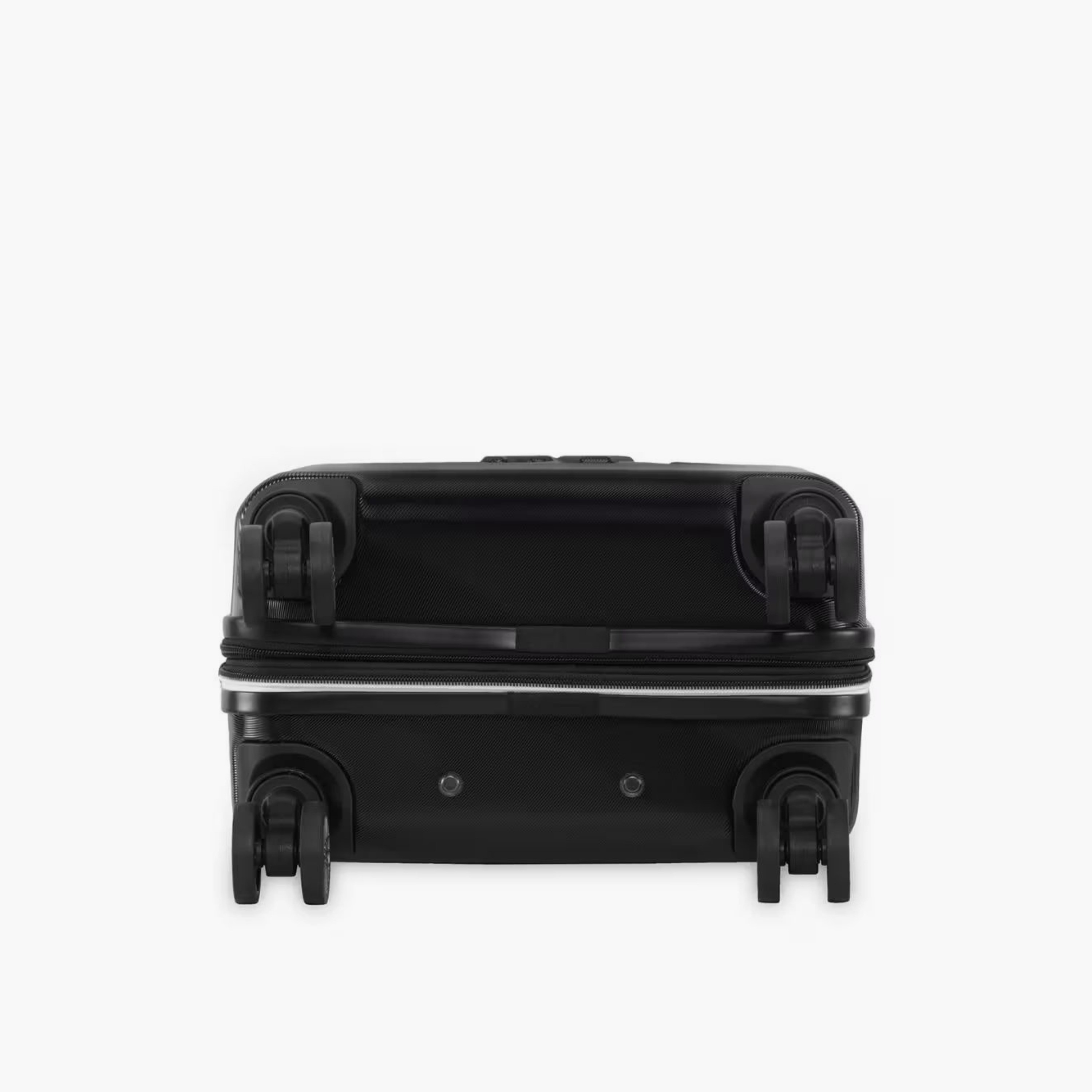 DKNY Logo Embossed Hardcase Luggage Trolley with Retractable Handle - 20 inches Cabin Bag-travel-luggagesandbags-luggage-image-6