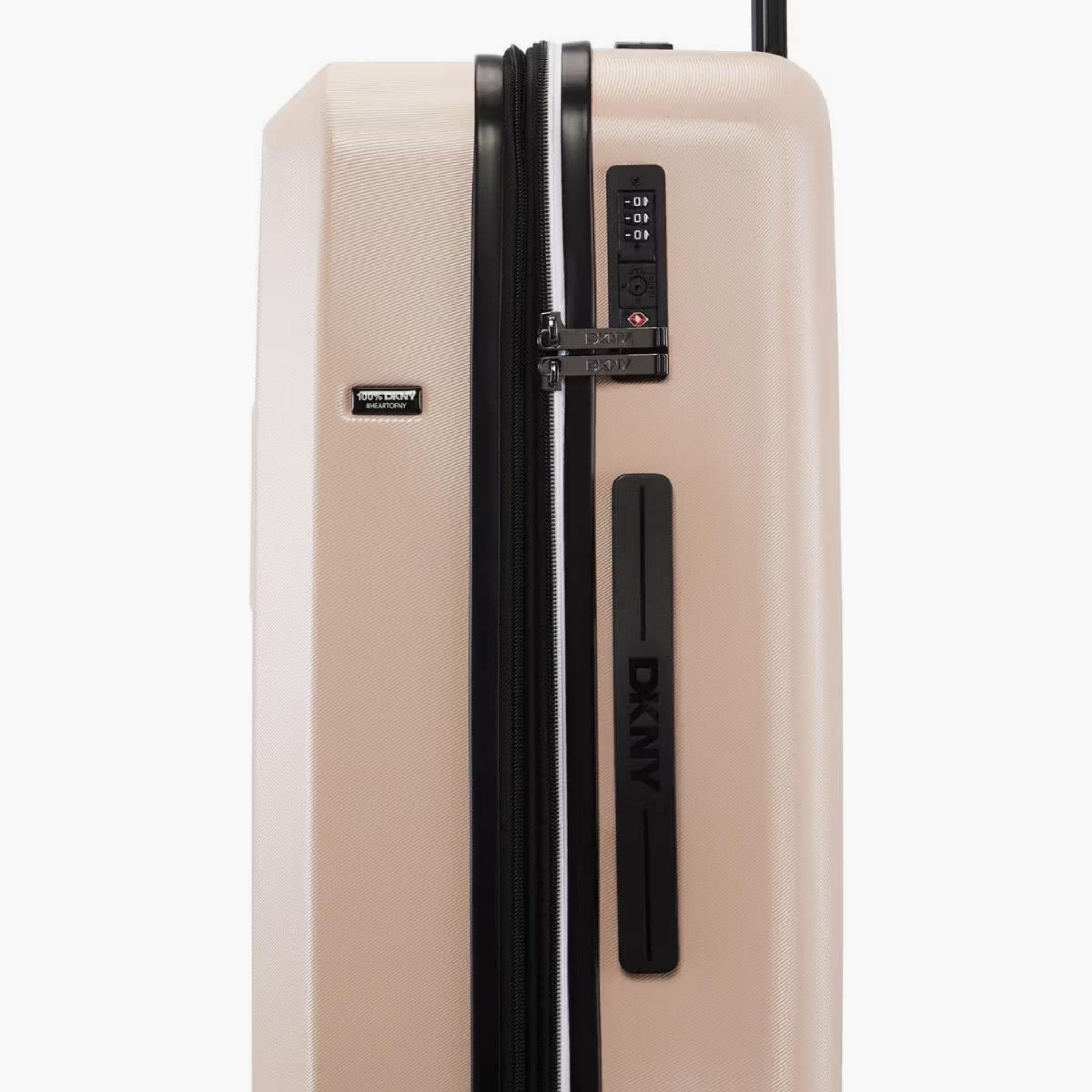 DKNY Logo Embossed Hardcase Luggage Trolley with Retractable Handle - 24 inches Check-In Bag-travel-luggagesandbags-luggage-image-7