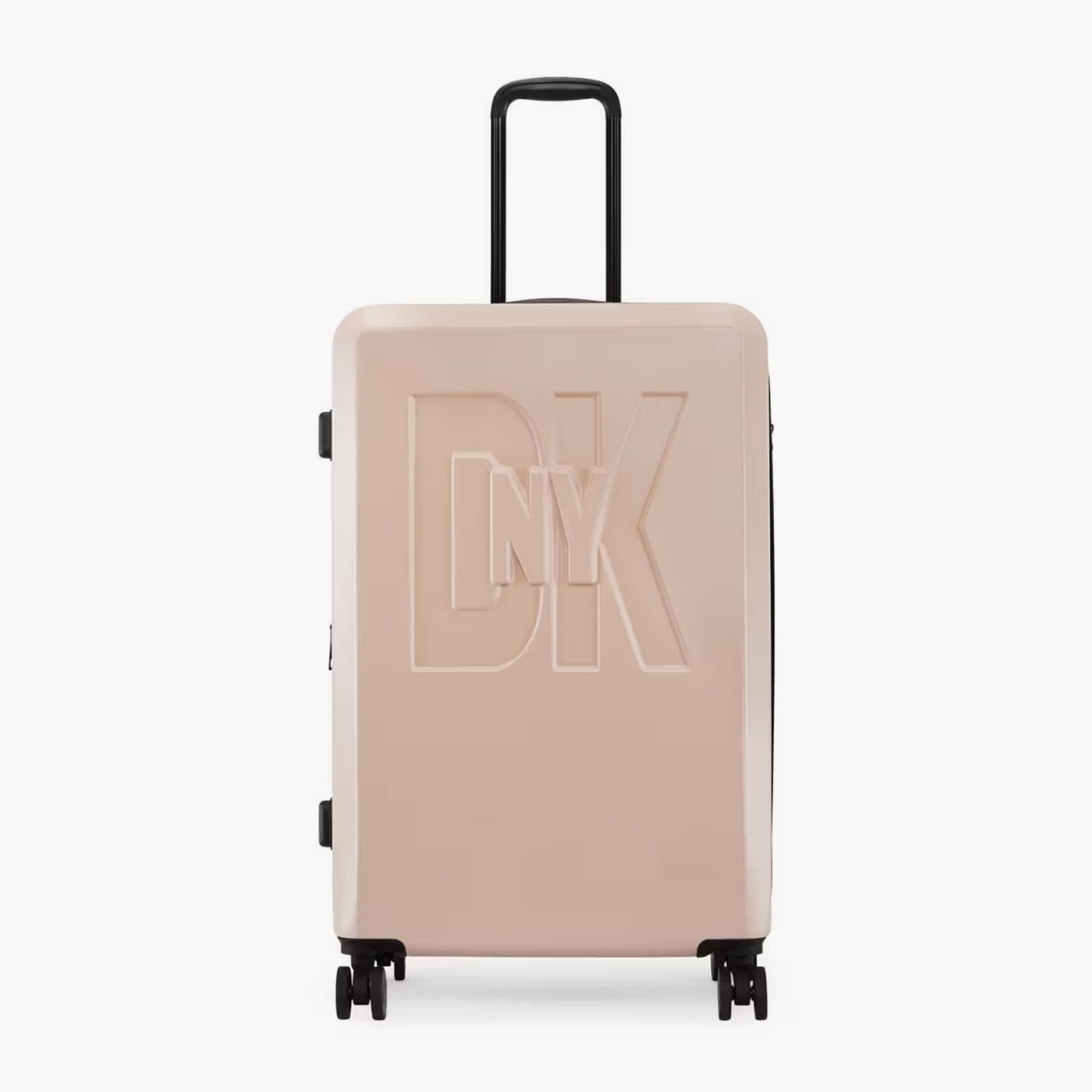 DKNY Embossed Hardcase Luggage Trolley with Retractable Handle - 28 inches Check-In Bag-travel-luggagesandbags-luggage-image-2