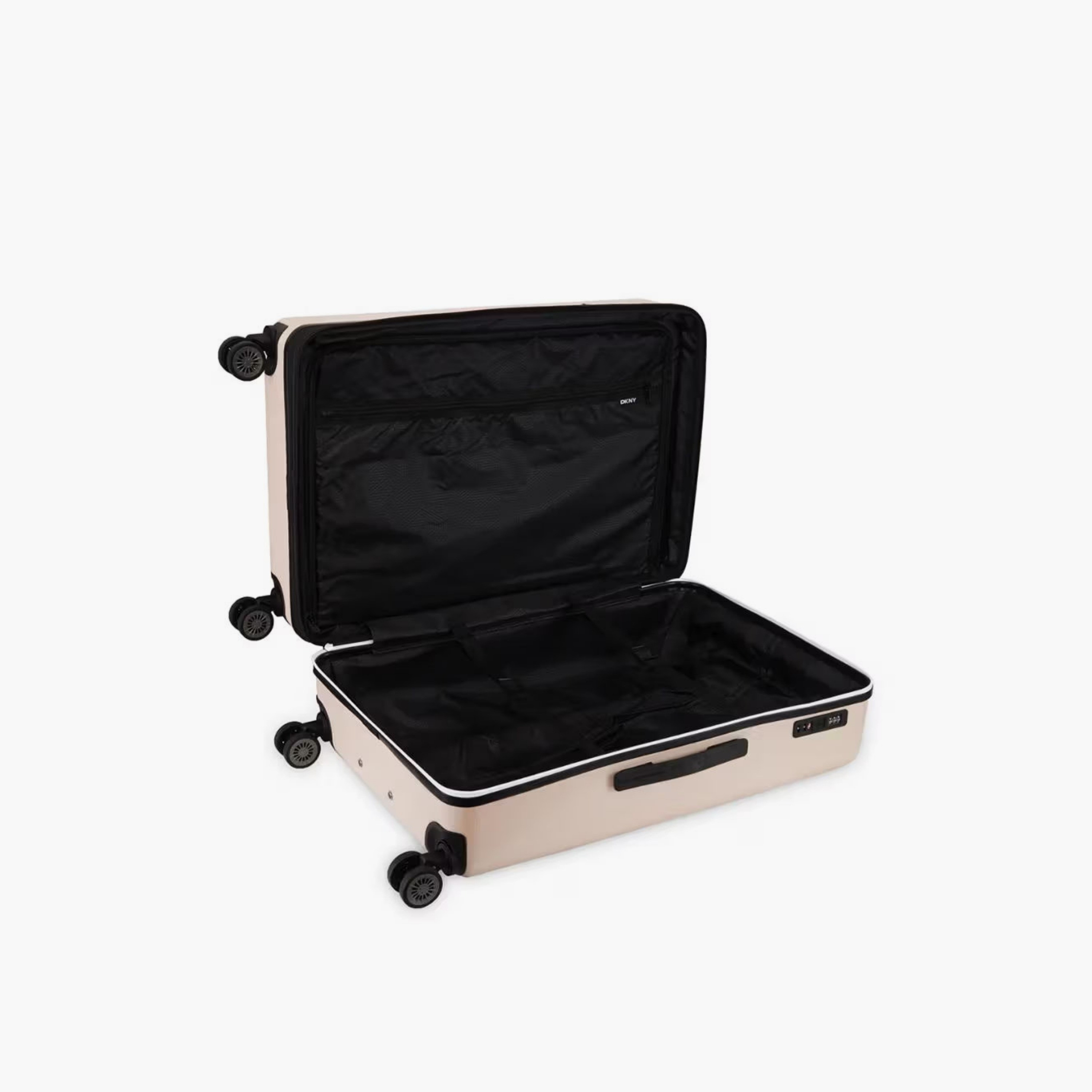 DKNY Embossed Hardcase Luggage Trolley with Retractable Handle - 28 inches Check-In Bag-travel-luggagesandbags-luggage-image-4