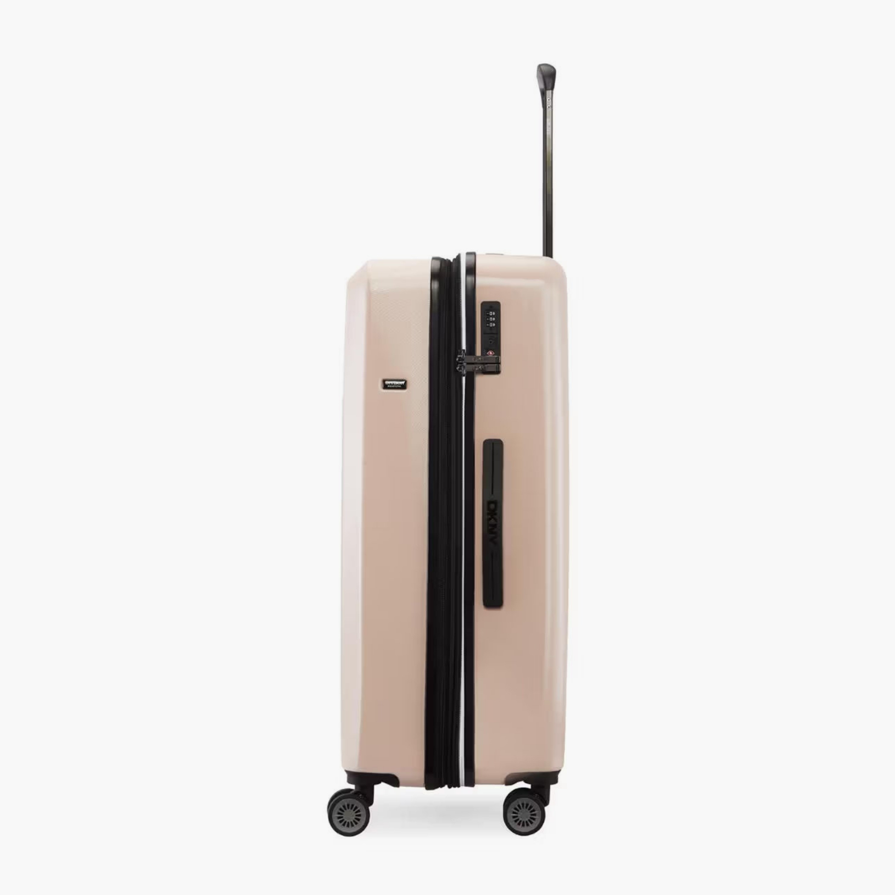 DKNY Embossed Hardcase Luggage Trolley with Retractable Handle - 28 inches Check-In Bag-travel-luggagesandbags-luggage-image-5