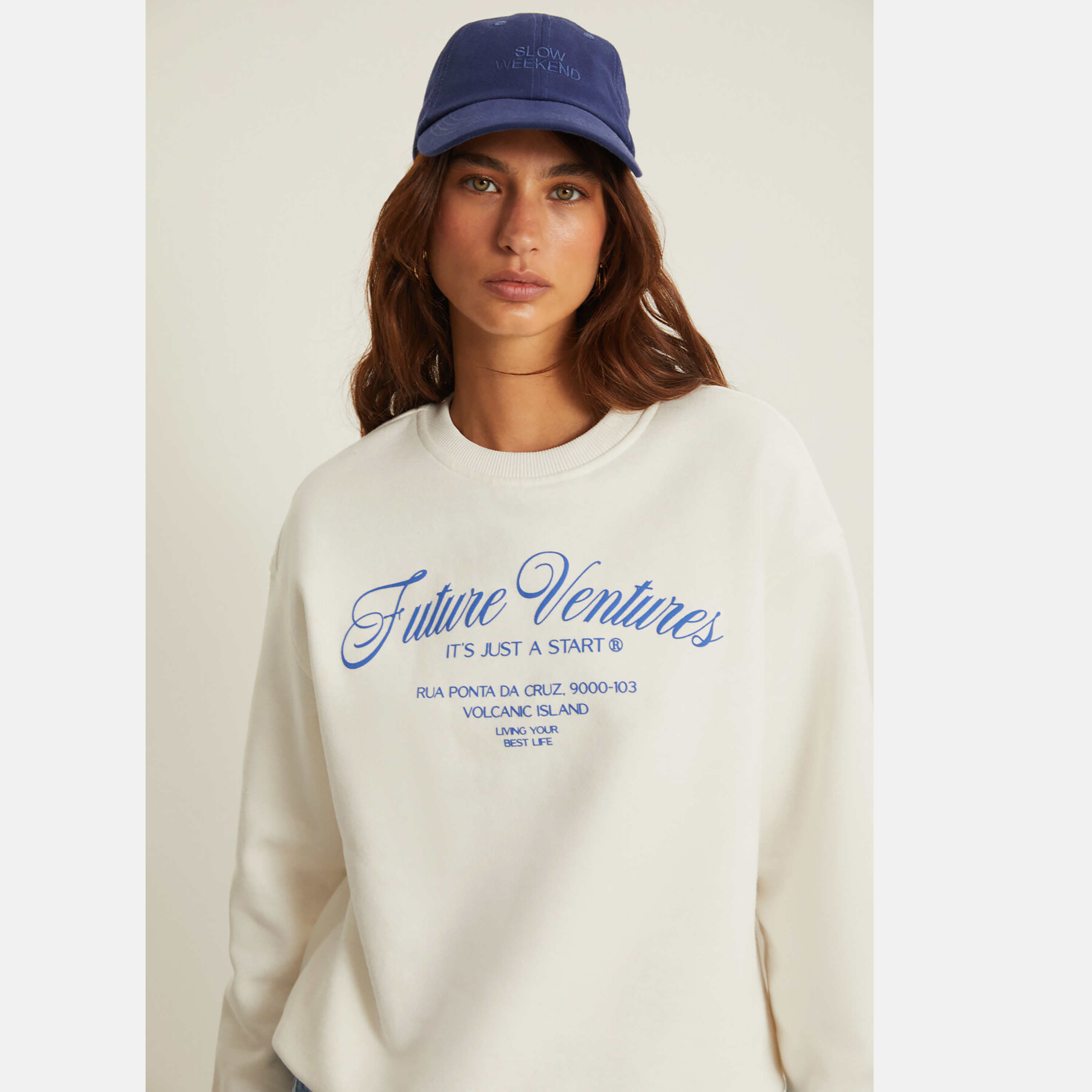 GRIMELANGE Text-Print Ecru Women's Sweatshirt-women-clothing-hoodiesandsweatshirts-sweatshirts-image-4
