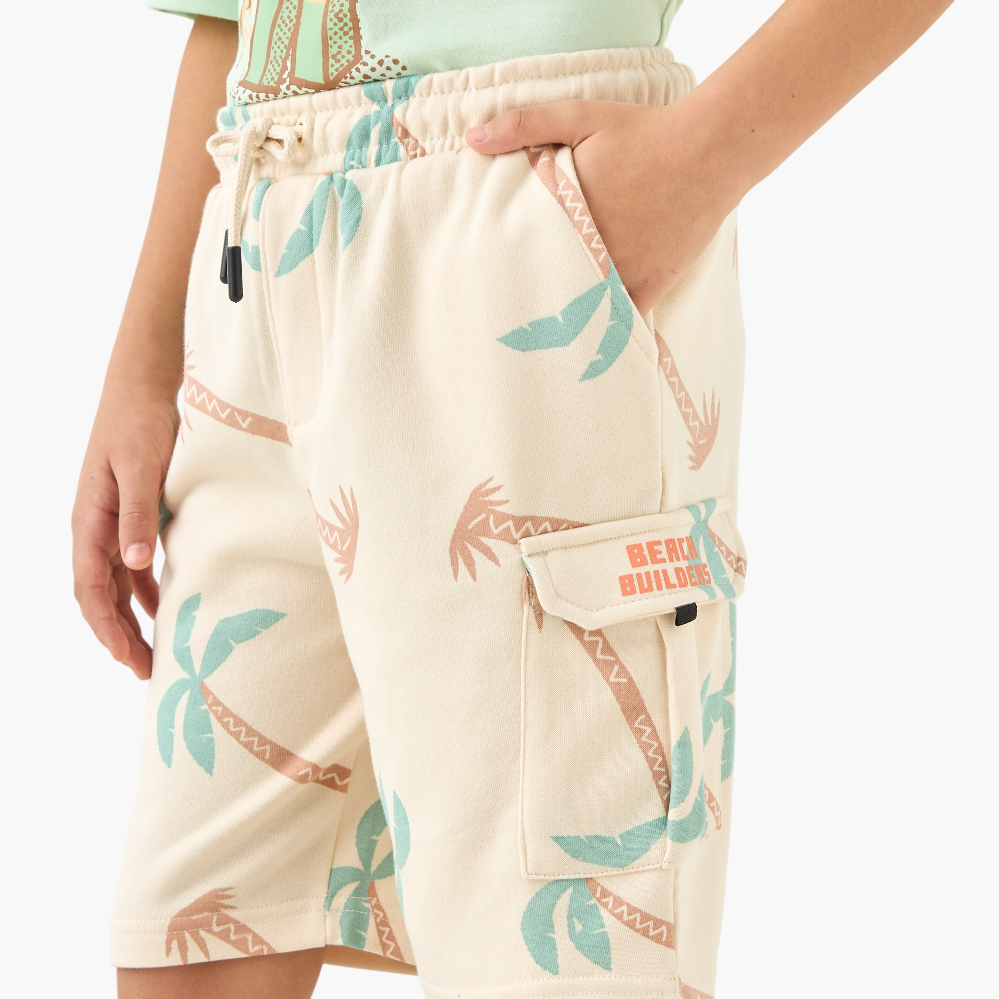 طقم تيشيرت وشورت بطبعات ماينكرافت-boys-clothing-setsandcoords-image-6