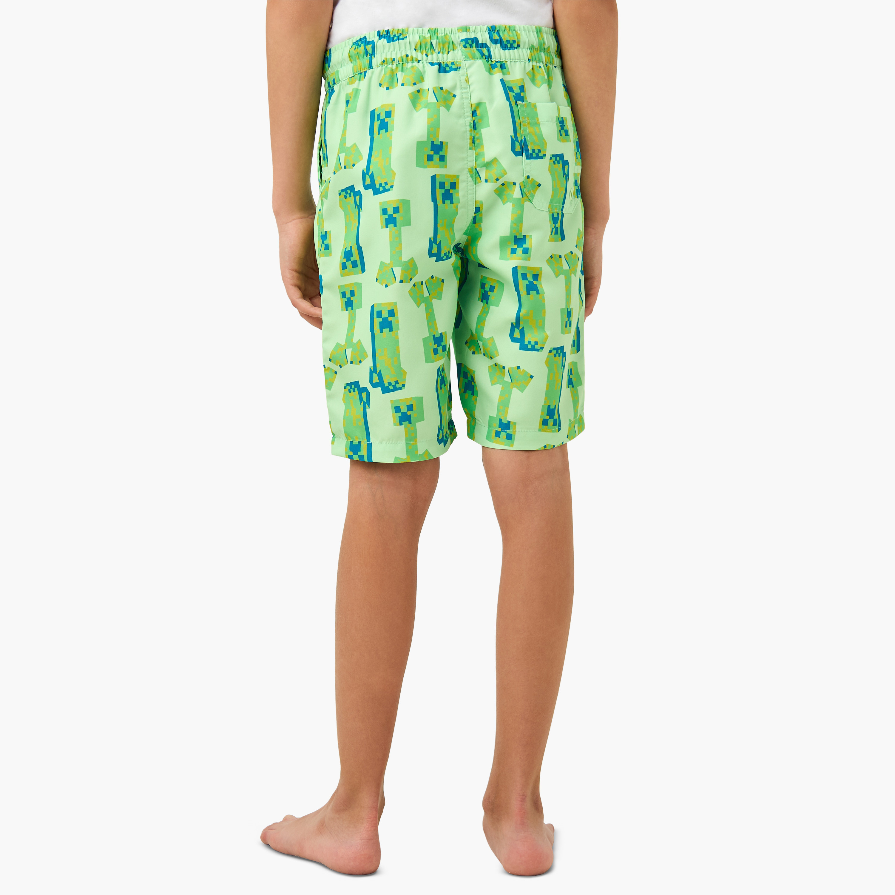 شورت سباحة برباط إغلاق وجيوب وطبعات-sports-boys-clothing-swimwear-image-3