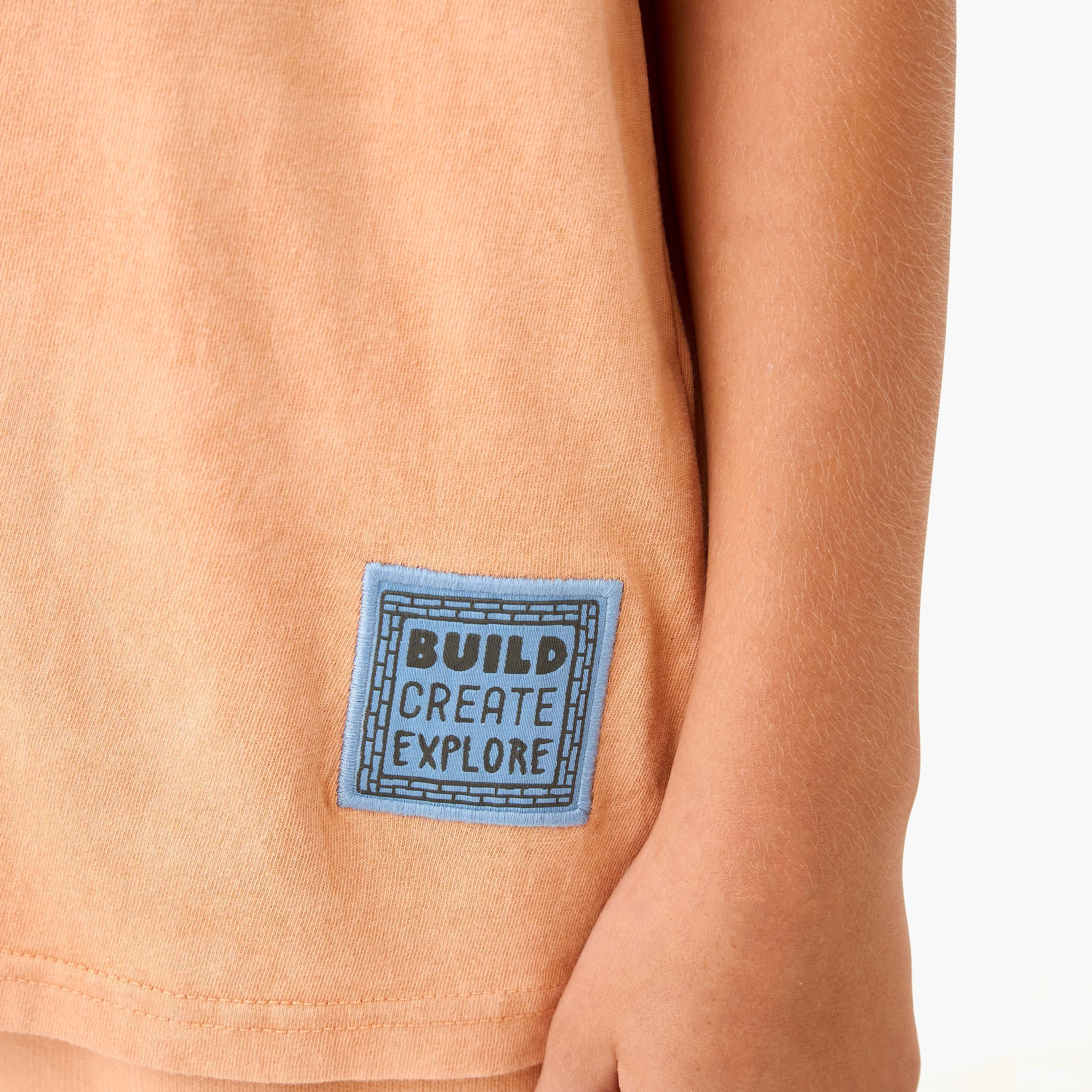 طقم شورت وتيشيرت بطبعات ماينكرافت-boys-clothing-setsandcoords-image-6