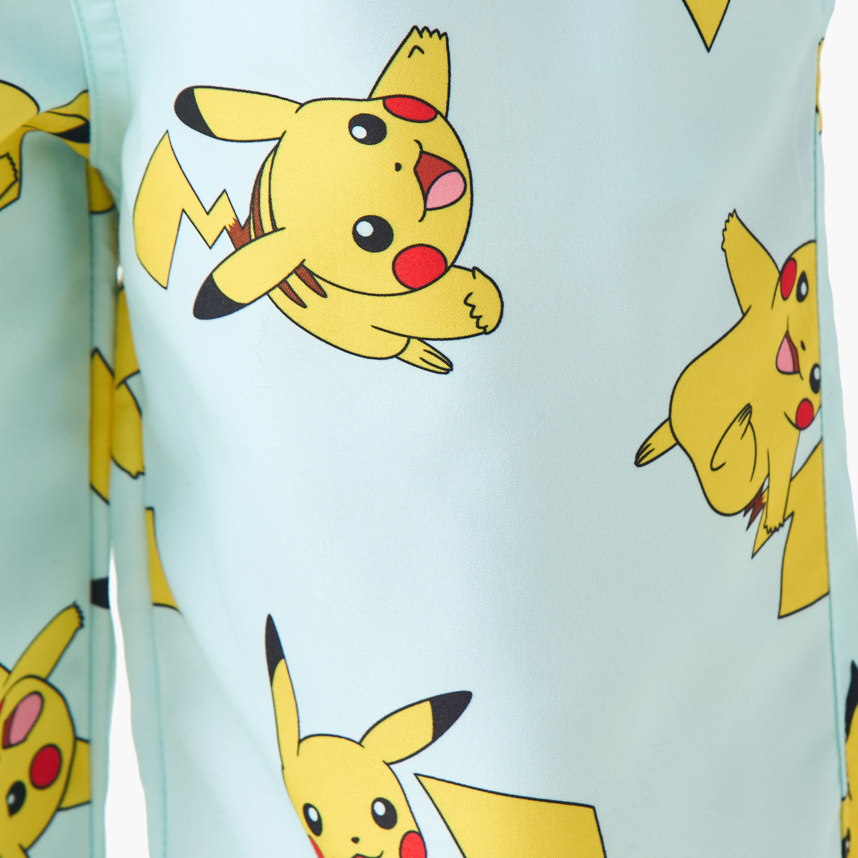 Pokemon Print Swim Shorts with Drawstring Closure-sports-boys-clothing-swimwear-image-5