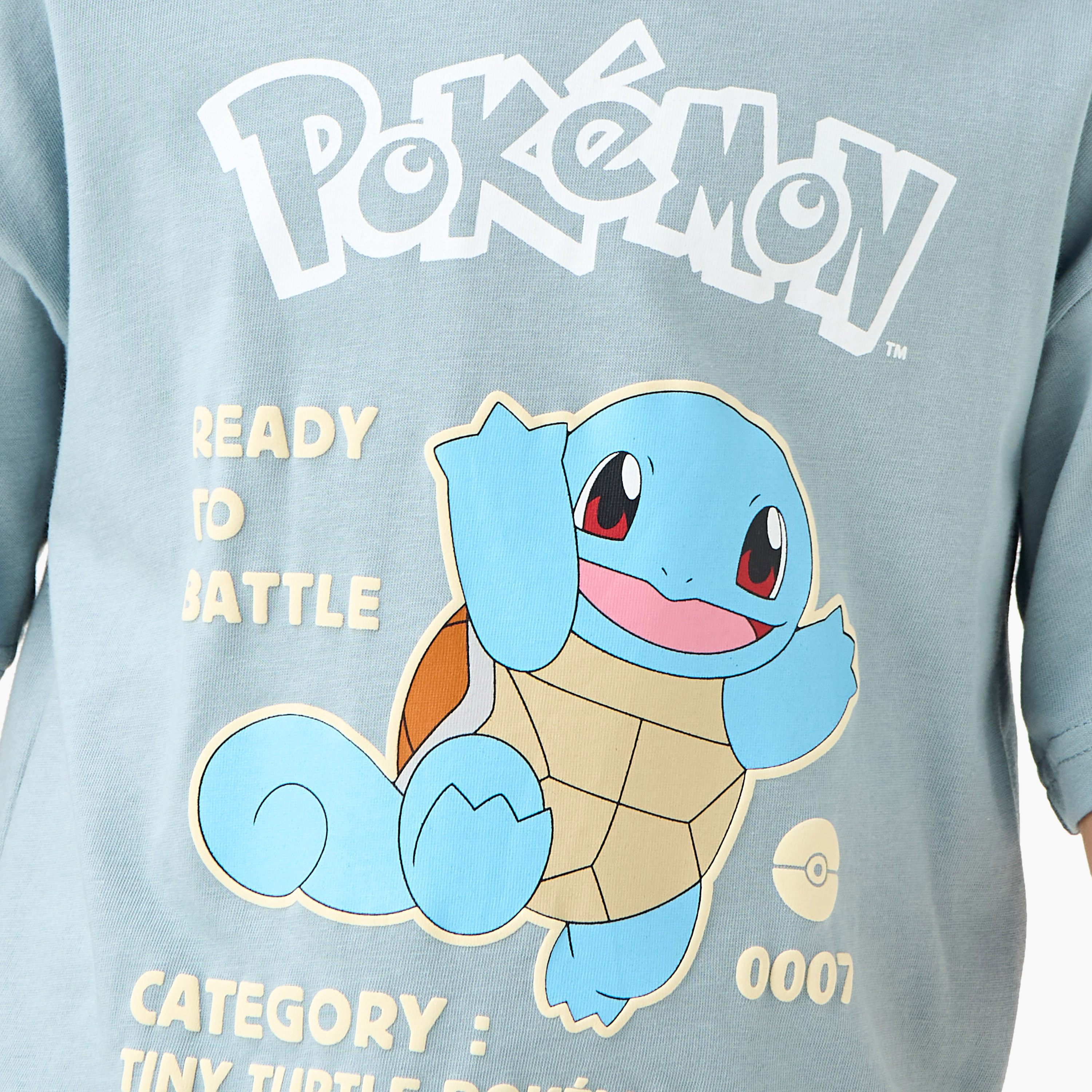 Pokemon Printed T-shirt with Short Sleeves-boys-clothing-tshirtsandpolos-image-5