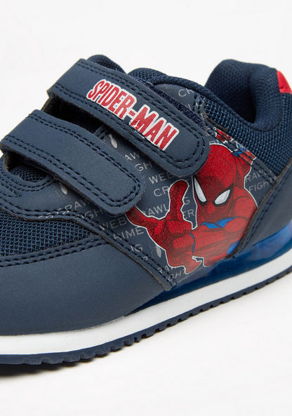 Marvel Spider-Man Print Sneakers with Hook and Loop Closure-Boy%27s Sneakers-image-3