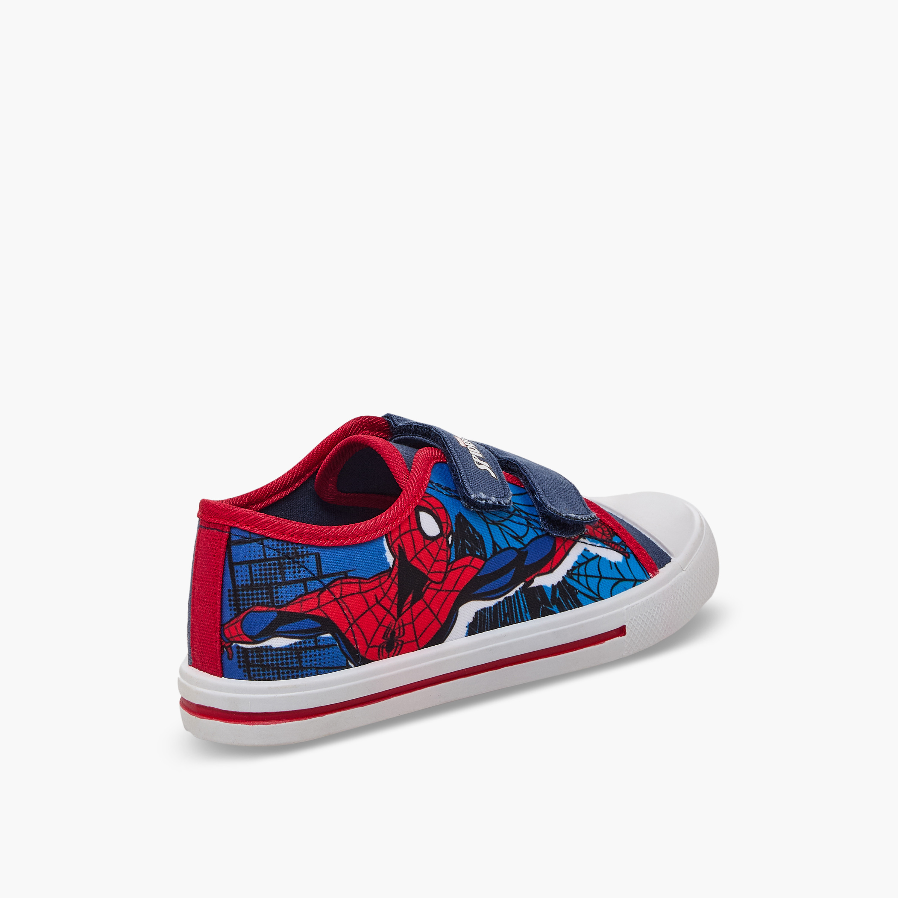 Marvel Boys Spider-Man Print Hook & Loop Ankle Sneakers-boys-shoes-sneakers-image-6