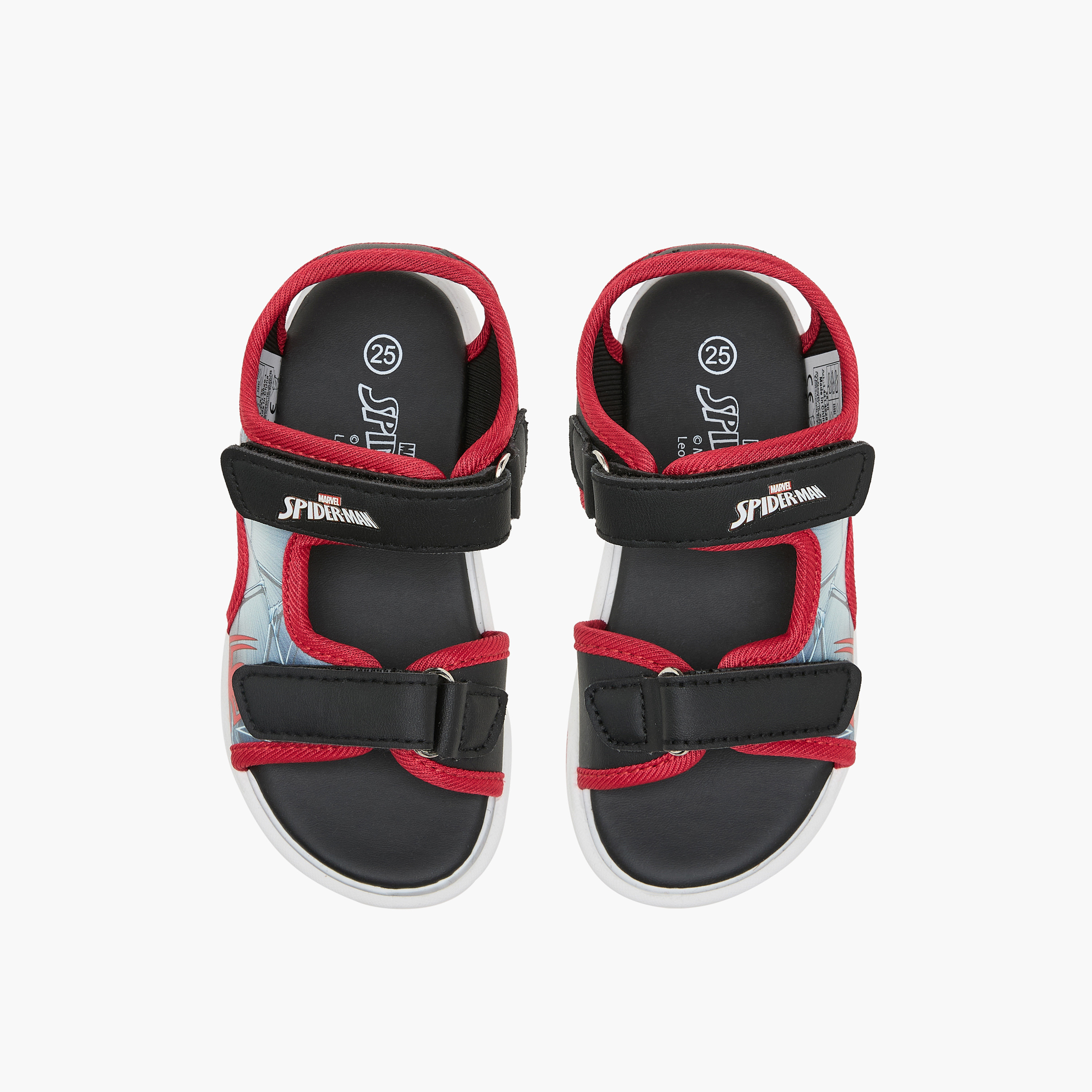 Marvel Boys Spider-Man Print Light-Up Sandals-boys-shoes-sandals-image-1