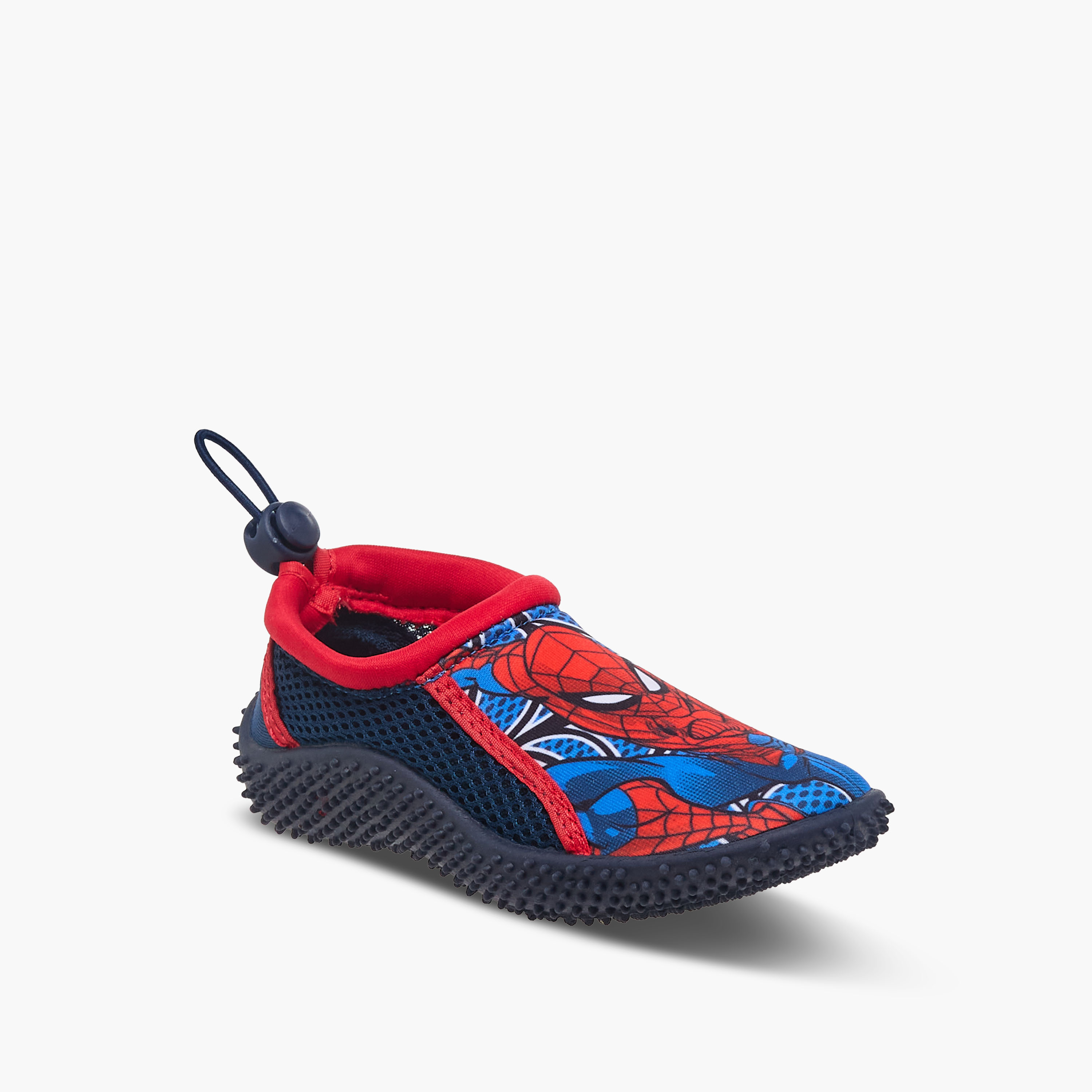 Spider-Man Print Slip-On Pool Shoes-boys-shoes-sneakers-image-2